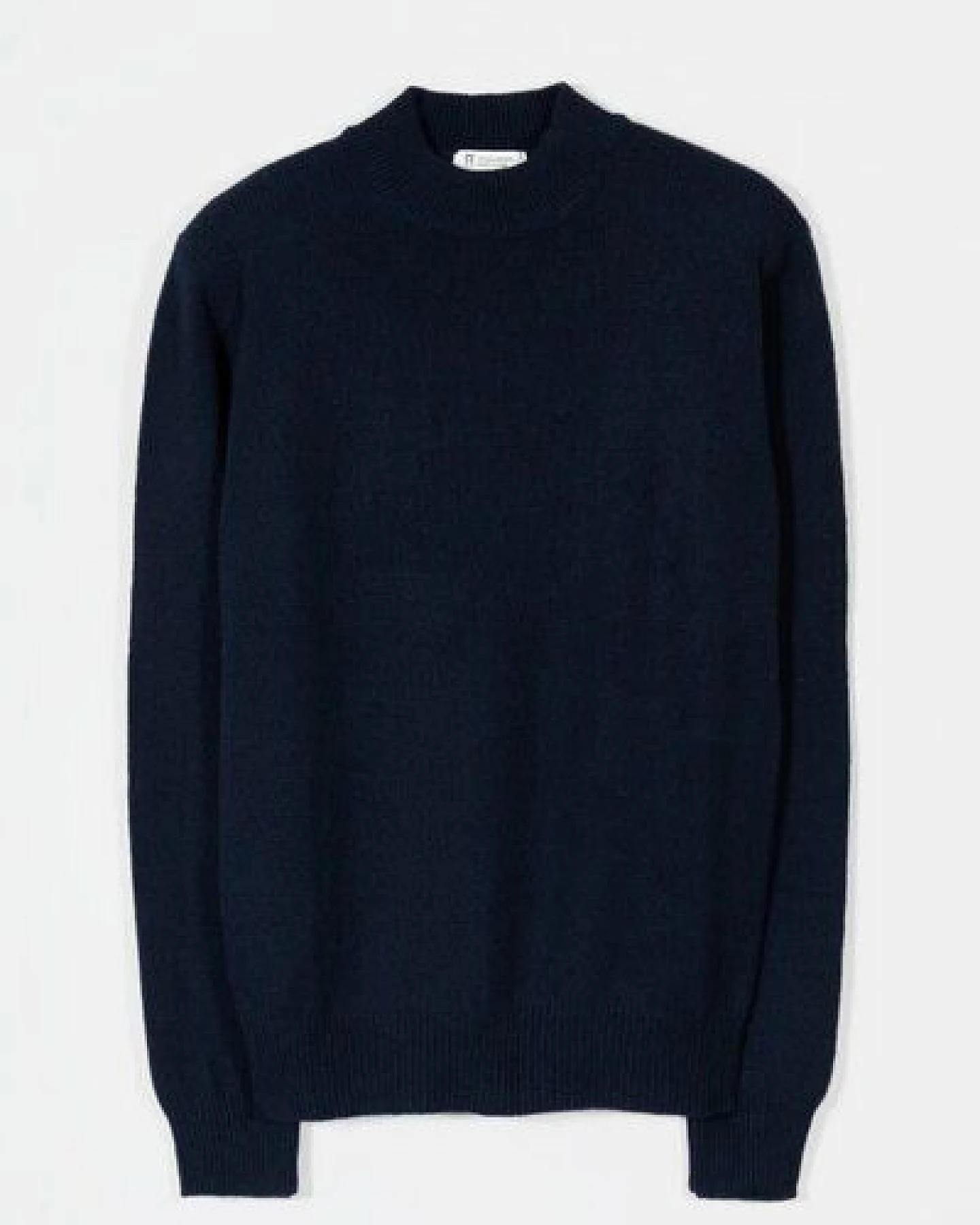 Rifò - Circular Fashion Made in Italy Stehkragenpullover aus recycteltem Kaschmir Modell: Clemente – Ansicht 3