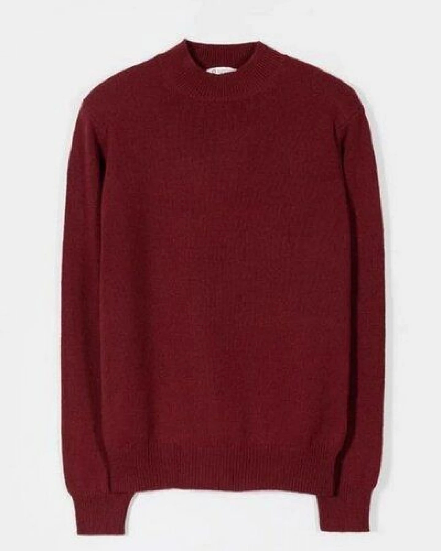 Rifò - Circular Fashion Made in Italy Stehkragenpullover aus recycteltem Kaschmir Modell: Clemente – Ansicht 3