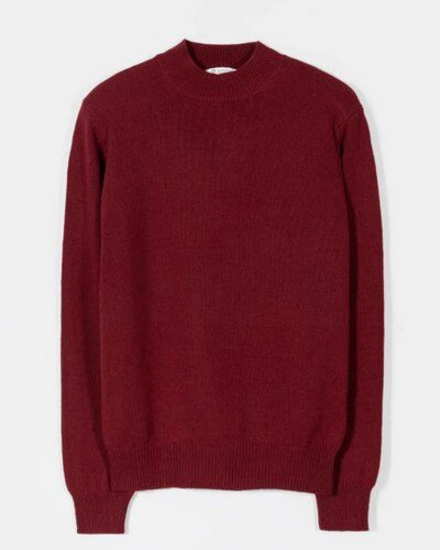 Rifò - Circular Fashion Made in Italy Stehkragenpullover aus recycteltem Kaschmir Modell: Clemente – Ansicht 3