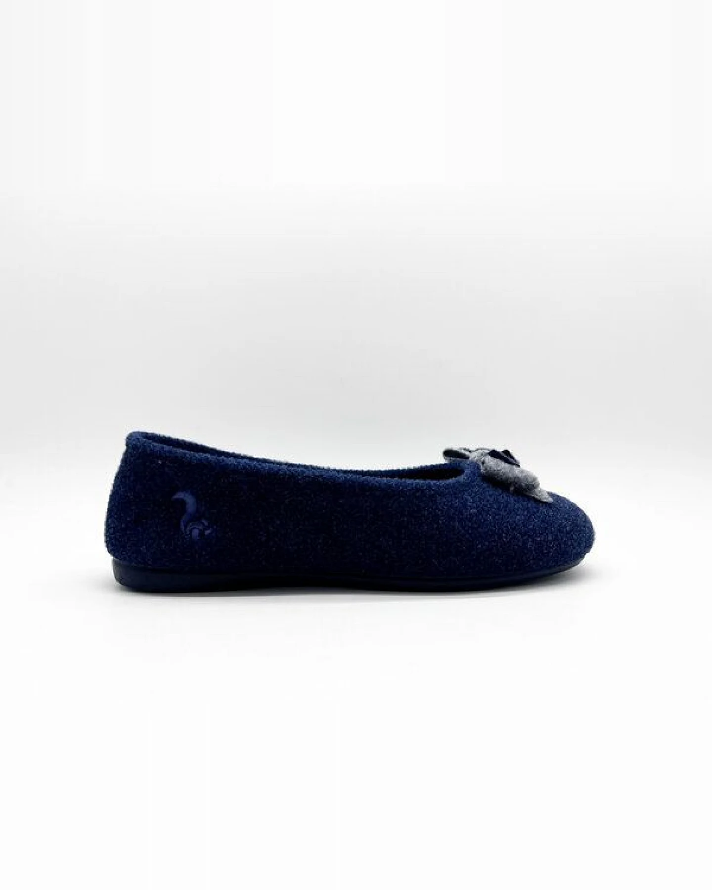 Veganer Hausschuh "thies ® Eco Bow Ballerina" aus recycelten PES, fair produziert – Ansicht 2