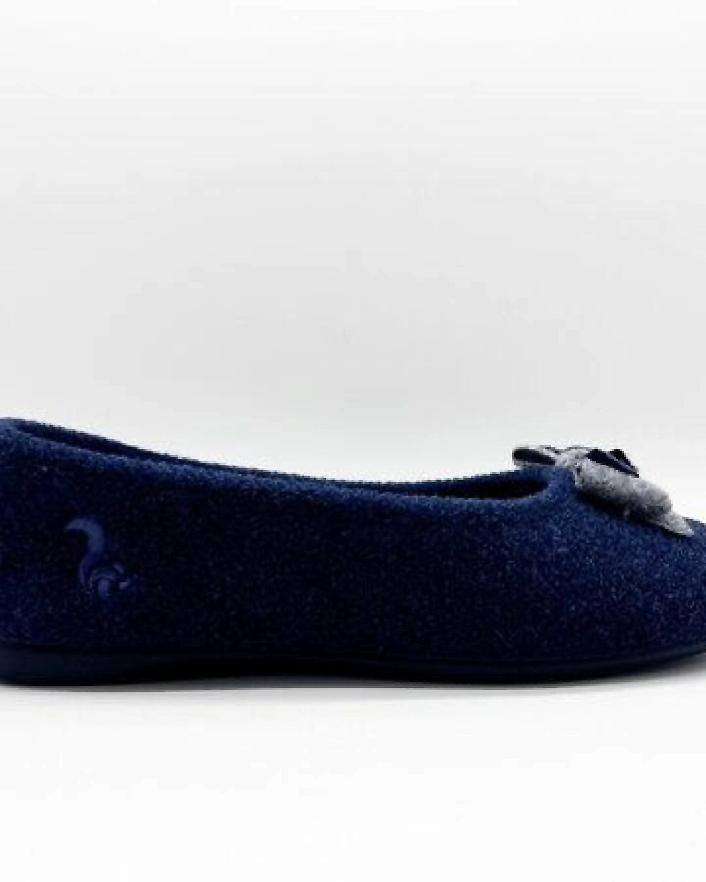 Veganer Hausschuh "thies ® Eco Bow Ballerina" aus recycelten PES, fair produziert – Ansicht 2