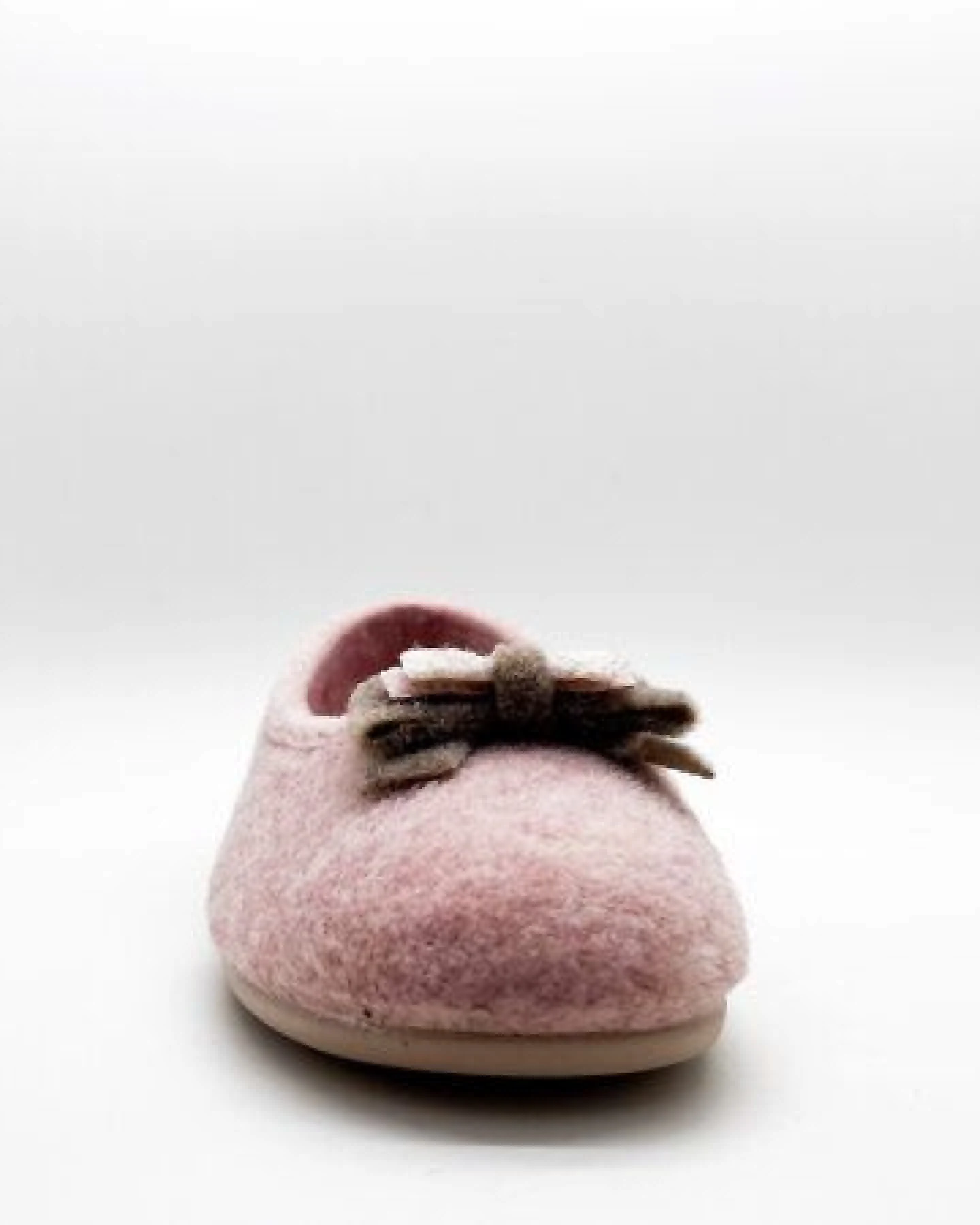 Veganer Hausschuh "thies ® Eco Bow Ballerina" aus recycelten PES, fair produziert – Ansicht 3