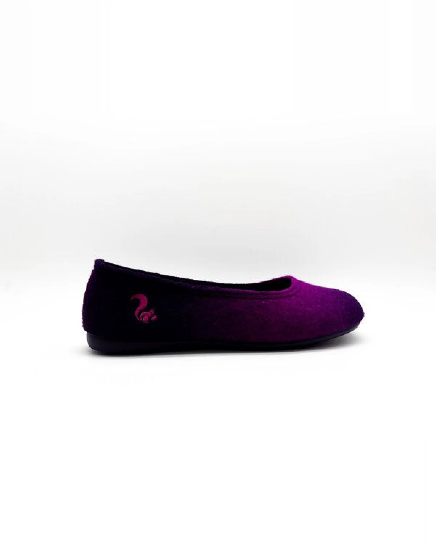 Hausschuh "thies ® Eco Shade Ballerina" aus weichem, recyceltem Wollfilz – Ansicht 2