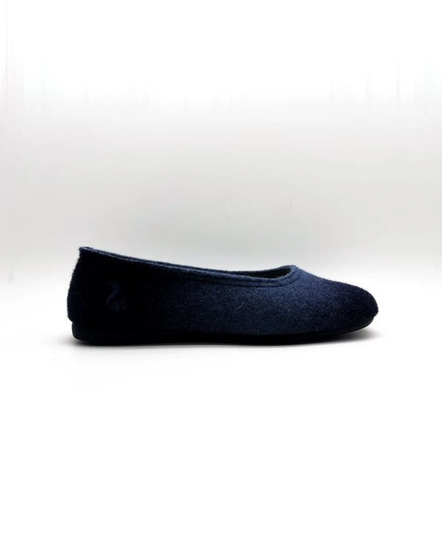 Hausschuh "thies ® Eco Shade Ballerina" aus weichem, recyceltem Wollfilz – Ansicht 2