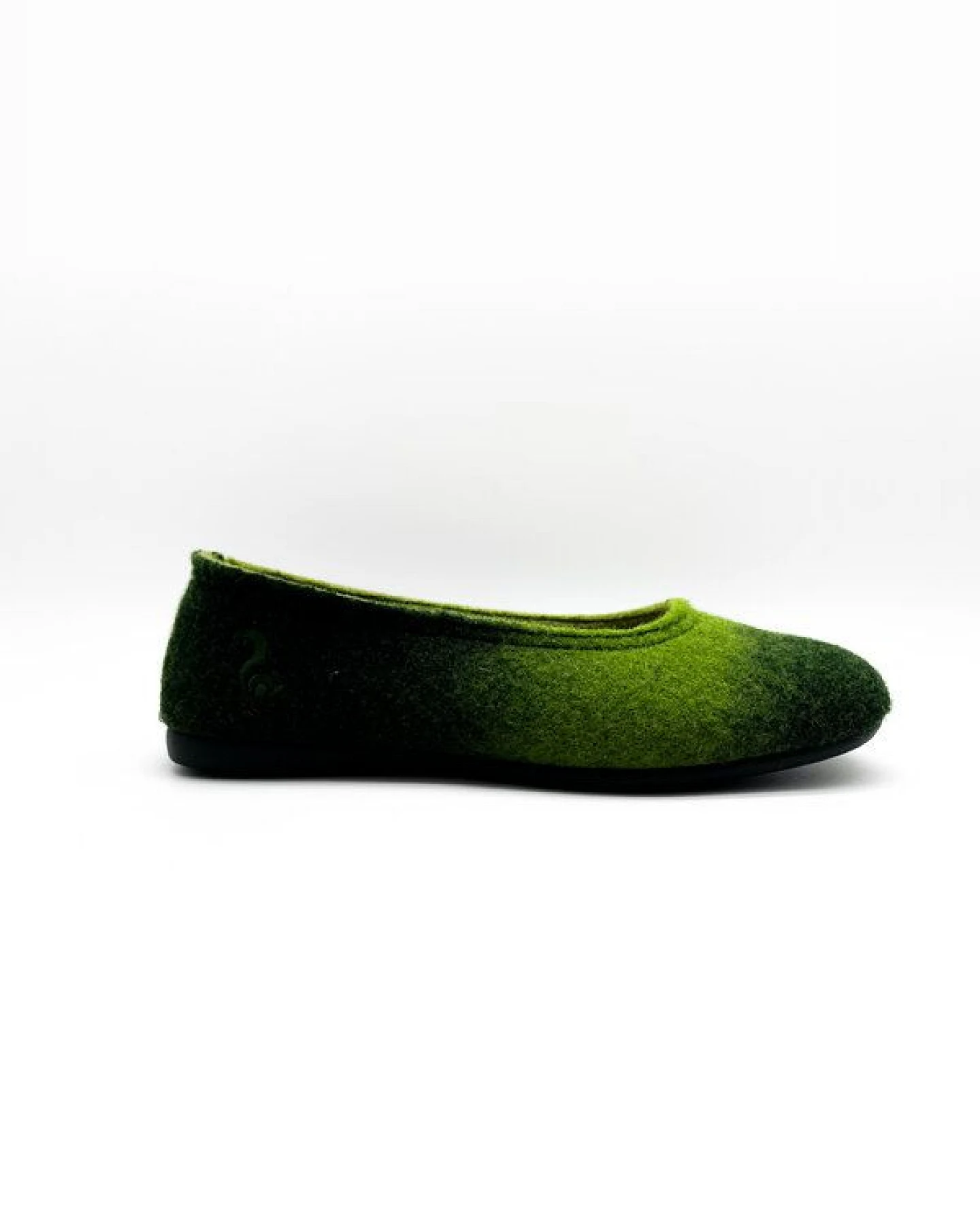Hausschuh "thies ® Eco Shade Ballerina" aus weichem, recyceltem Wollfilz – Ansicht 2