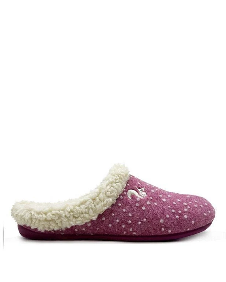 Hausschuh "thies ® Eco Snow Cozy Slipper" aus weichem Wollfilz, zert. Bio-Baumwolle