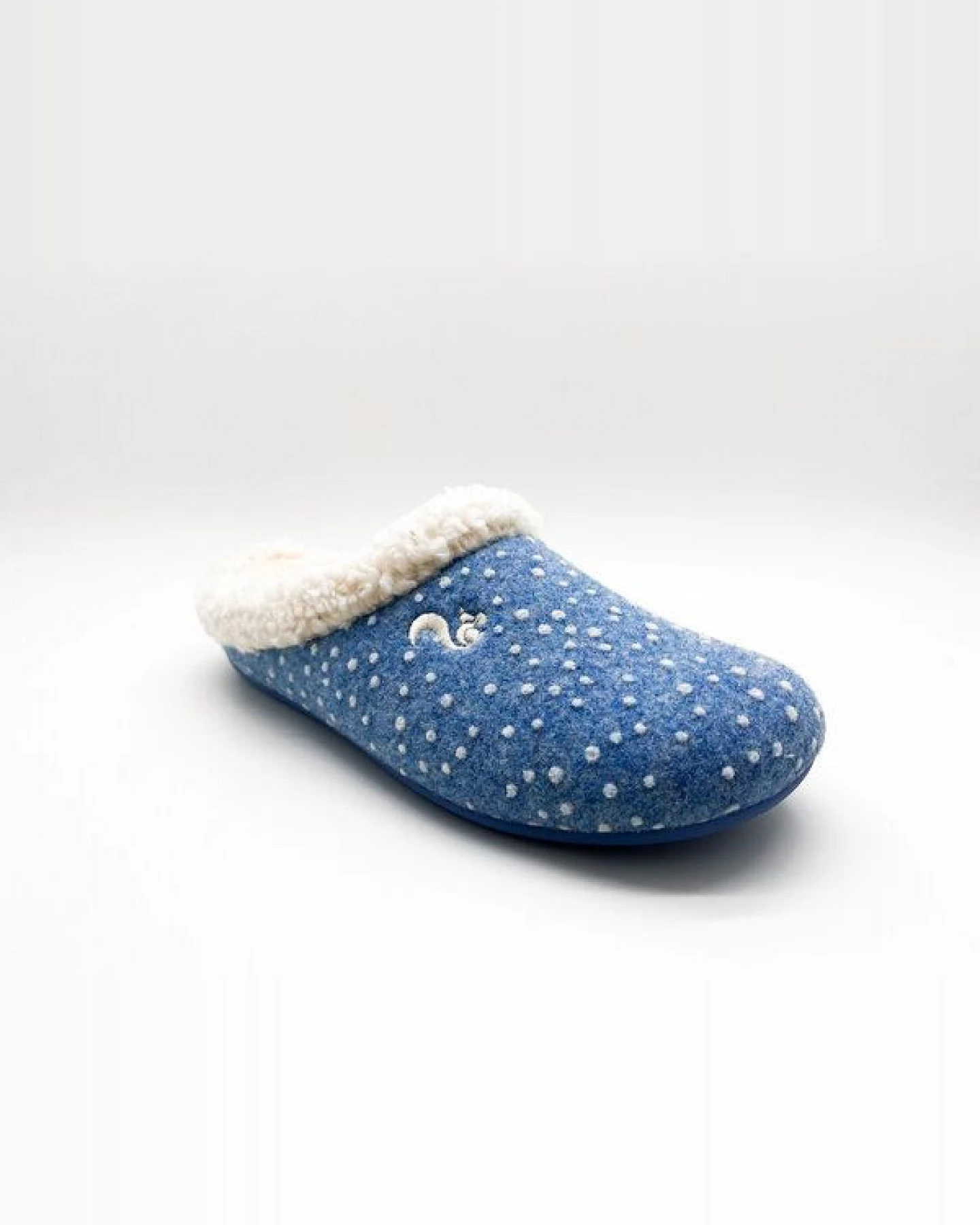 Hausschuh "thies ® Eco Snow Cozy Slipper" aus weichem Wollfilz, zert. Bio-Baumwolle – Ansicht 4