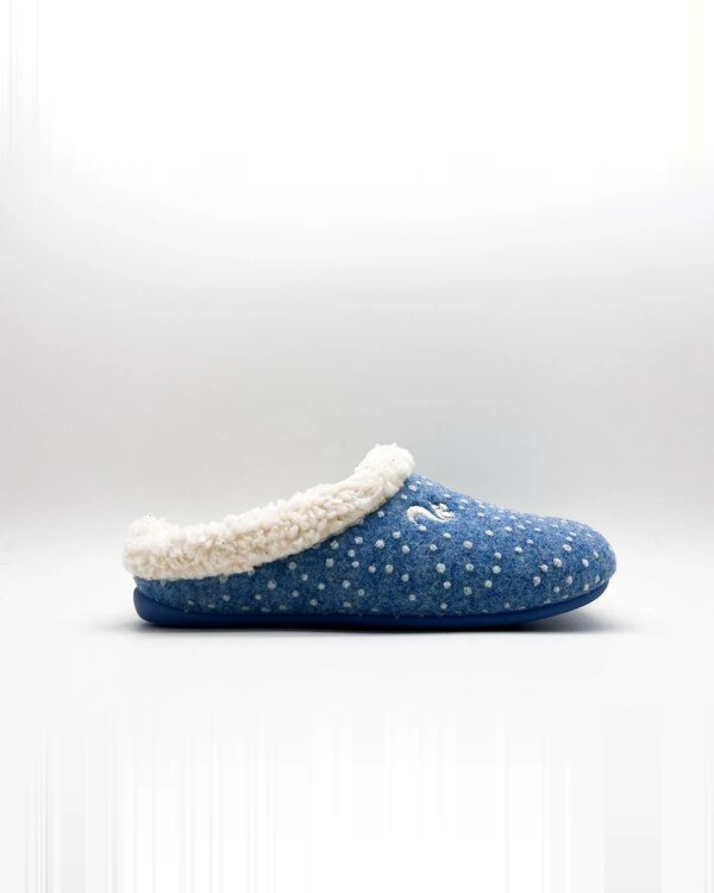 Hausschuh "thies ® Eco Snow Cozy Slipper" aus weichem Wollfilz, zert. Bio-Baumwolle – Ansicht 2