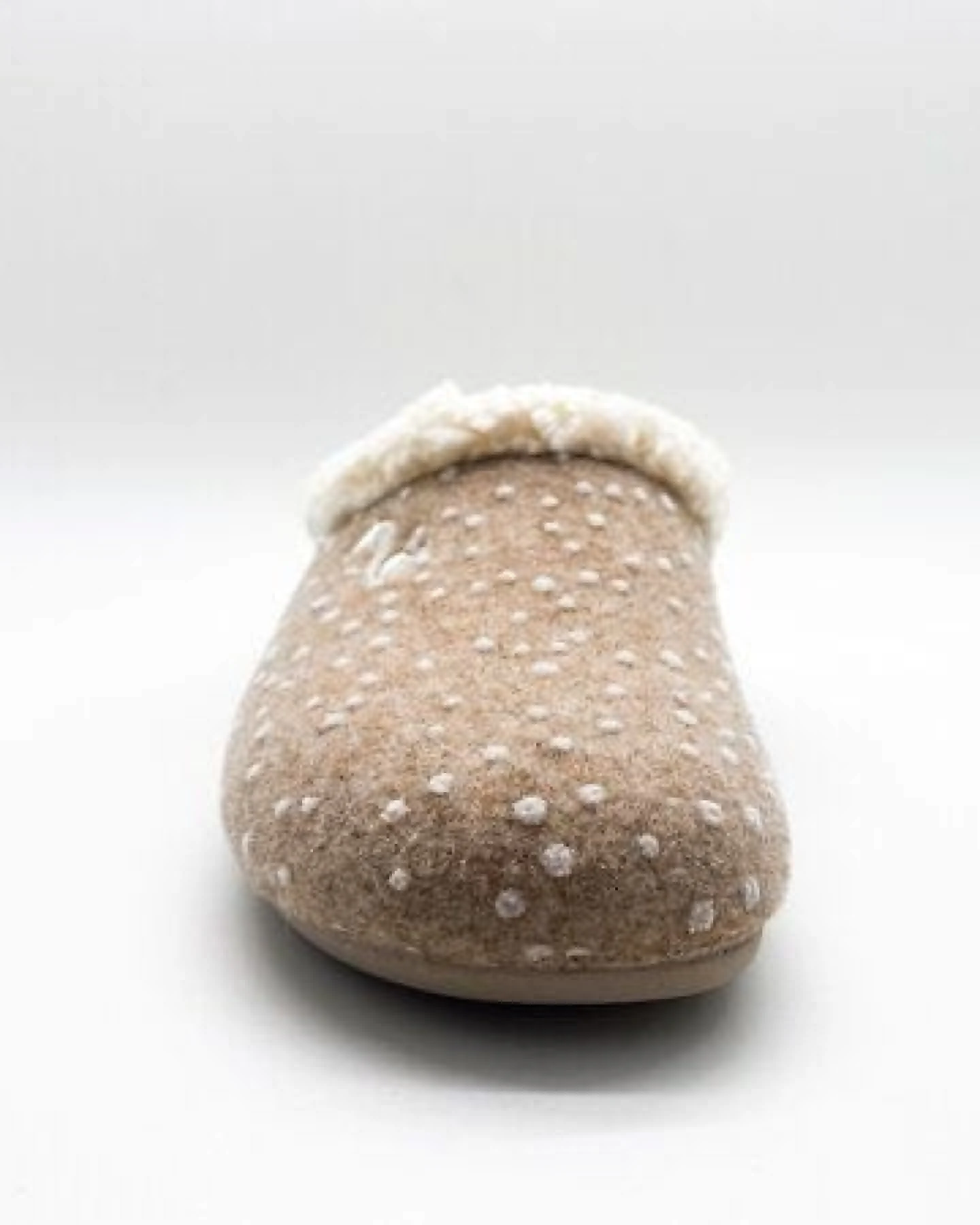 Hausschuh "thies ® Eco Snow Cozy Slipper" aus weichem Wollfilz, zert. Bio-Baumwolle – Ansicht 3