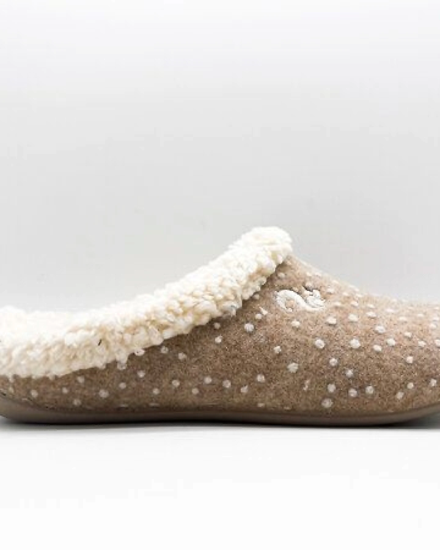 Hausschuh "thies ® Eco Snow Cozy Slipper" aus weichem Wollfilz, zert. Bio-Baumwolle – Ansicht 2