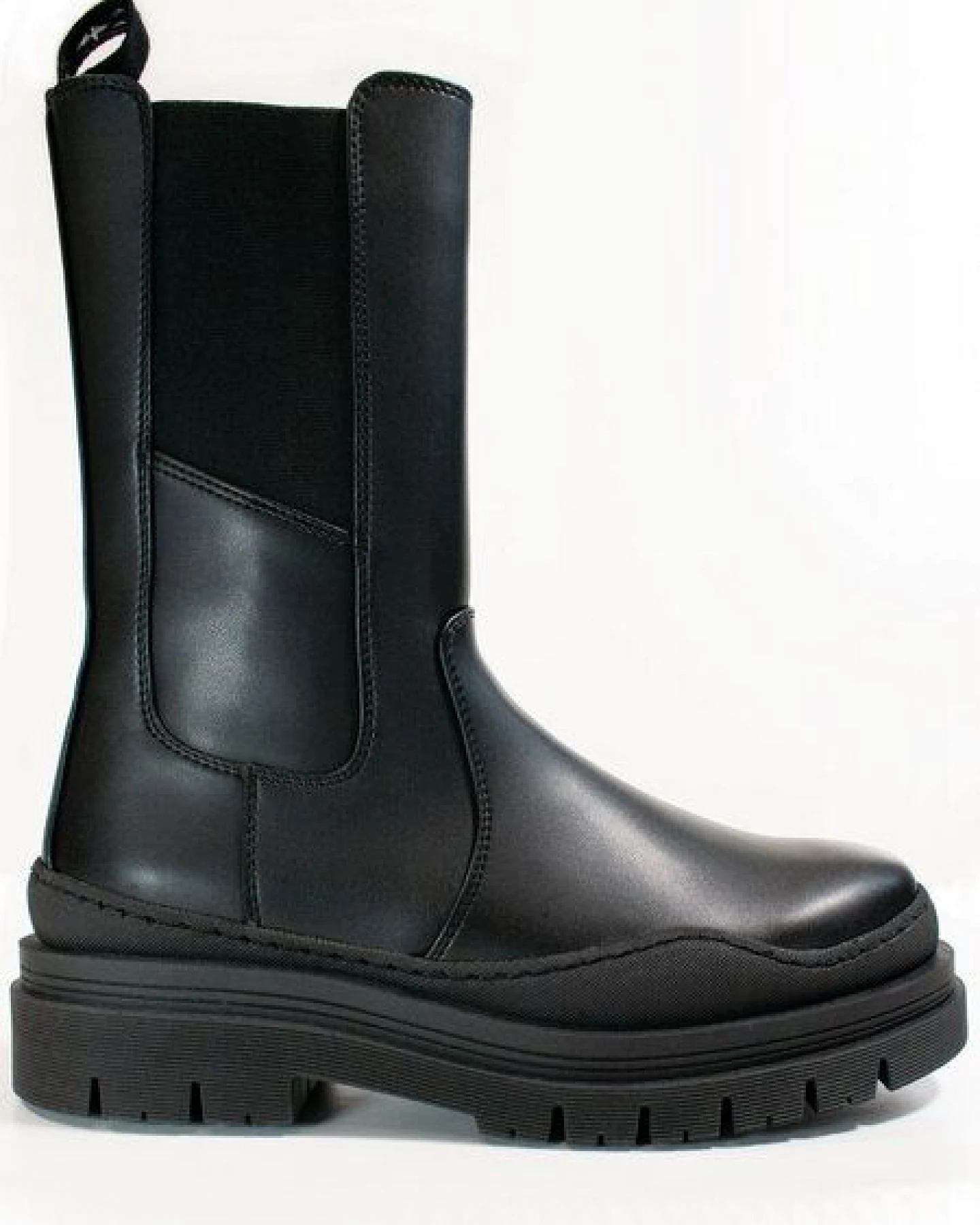Will's Vegan Shop Halbhohe Chelsea-Stiefel mit Gleitsohl Damen – Ansicht 2