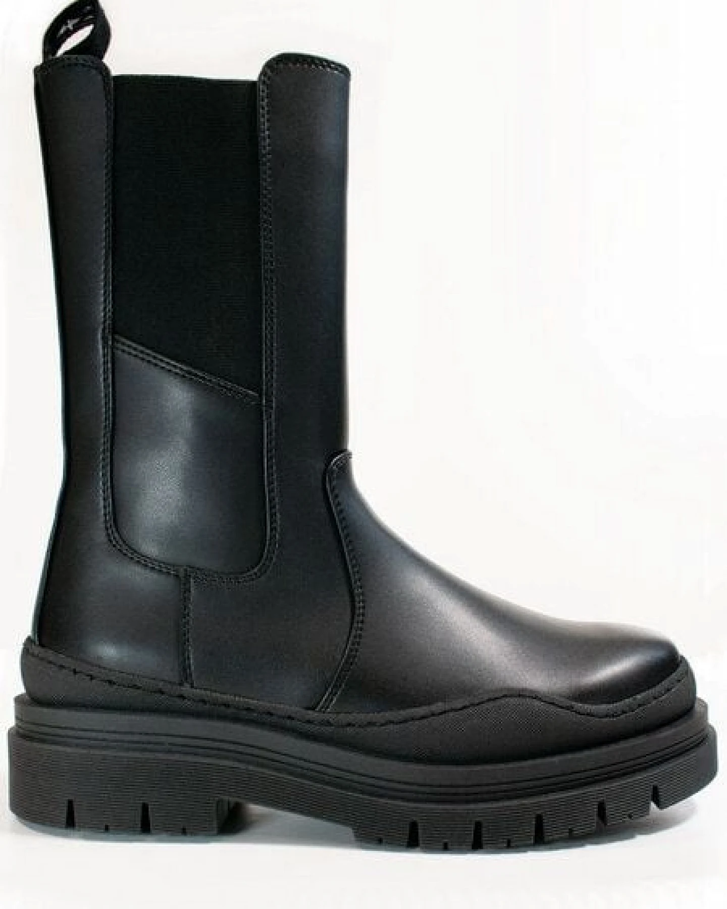 Will's Vegan Shop Halbhohe Chelsea-Stiefel mit Gleitsohl Damen – Ansicht 2