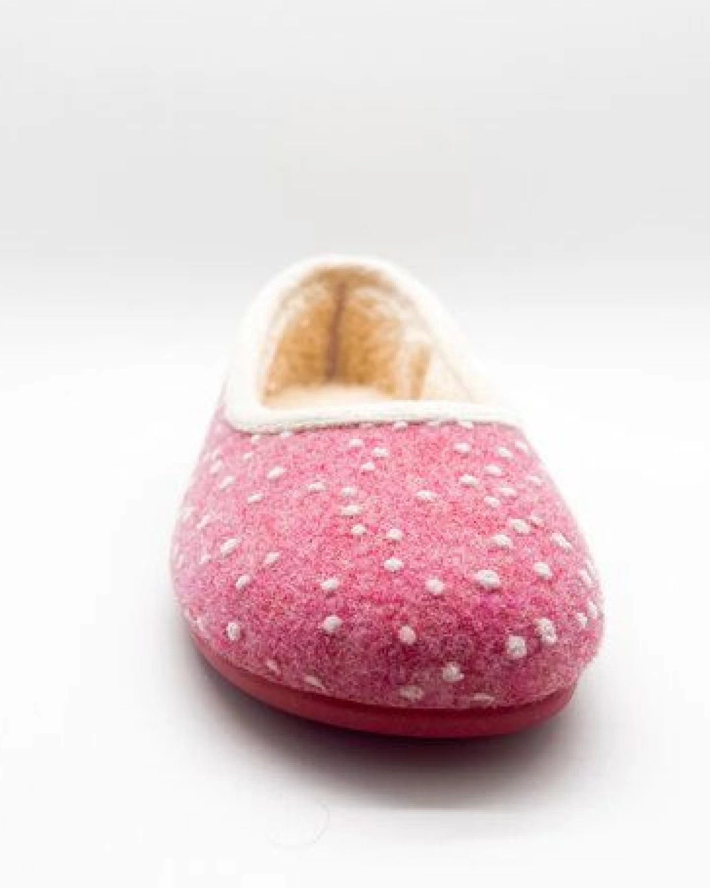 Veganer Hausschuh "thies ® Eco Snow Ballerina" aus weichem Wollfilz, zert. Bio-Baumwolle – Ansicht 3