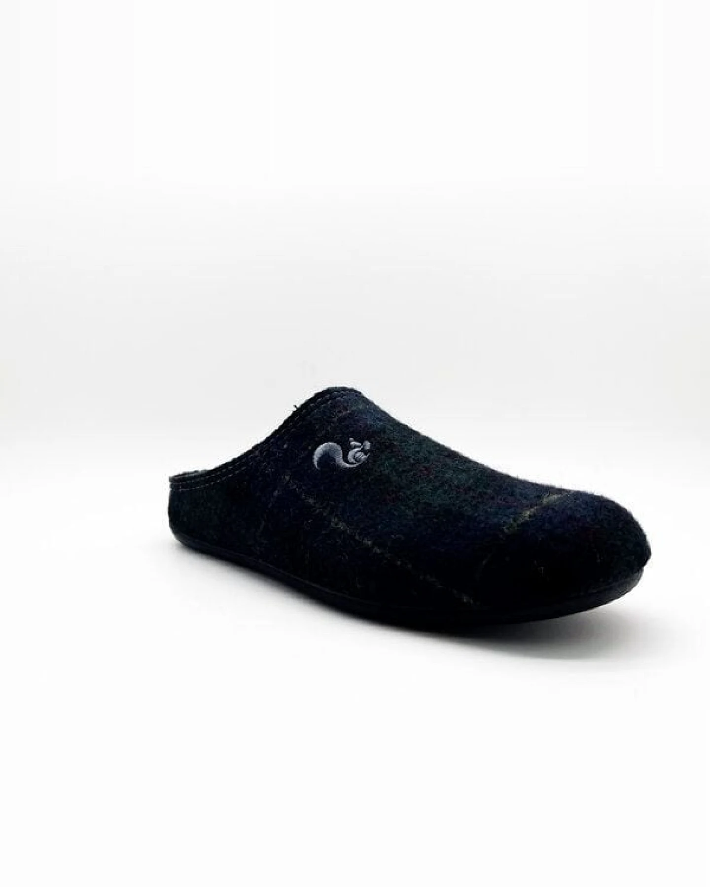 thies 1856 ® Rec Check Slipper, aus weichem, recyceltem Wollfilz, fair produziert – Ansicht 4