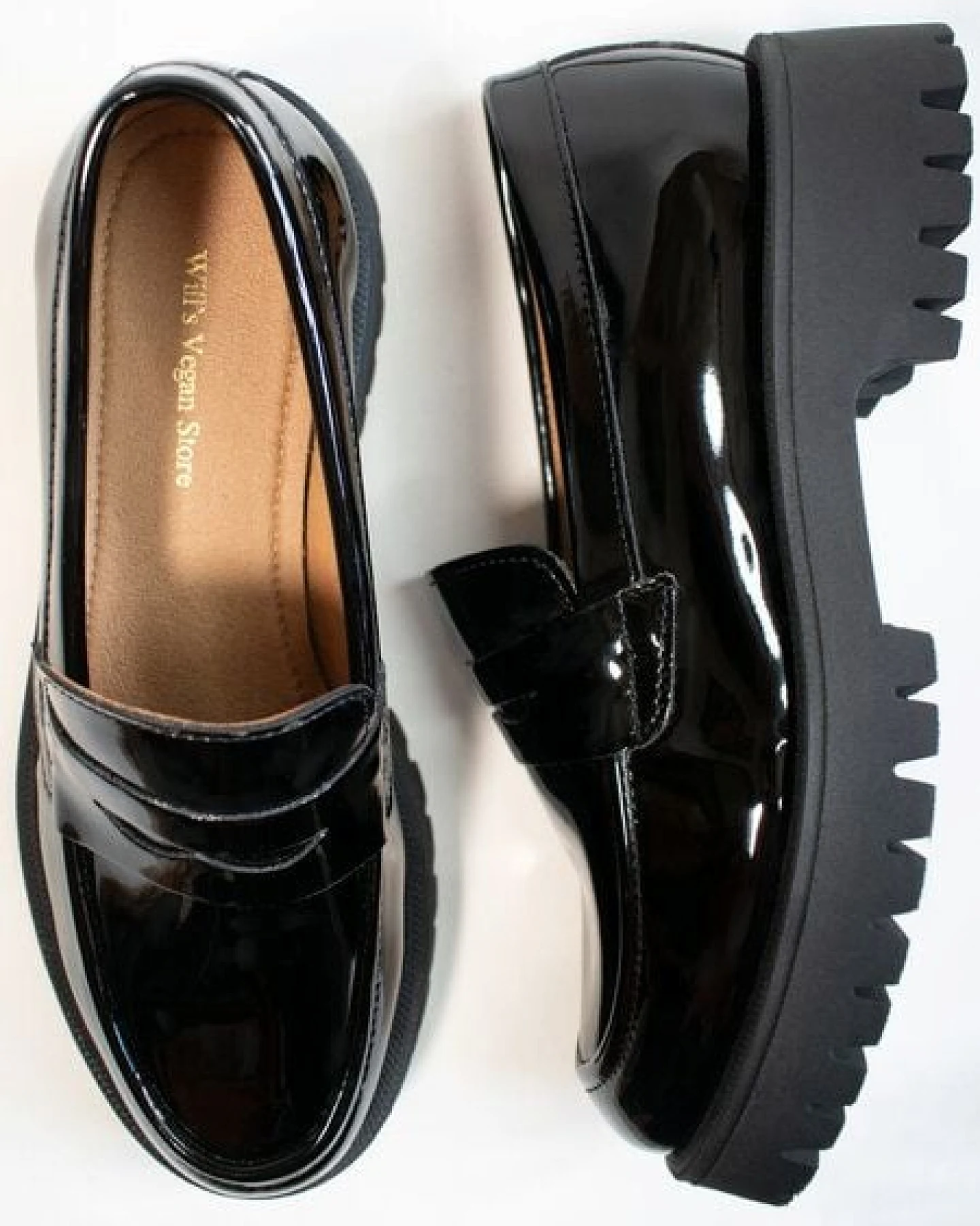 Will's Vegan Shop Gleissohle Penny Loafers Damen – Ansicht 4