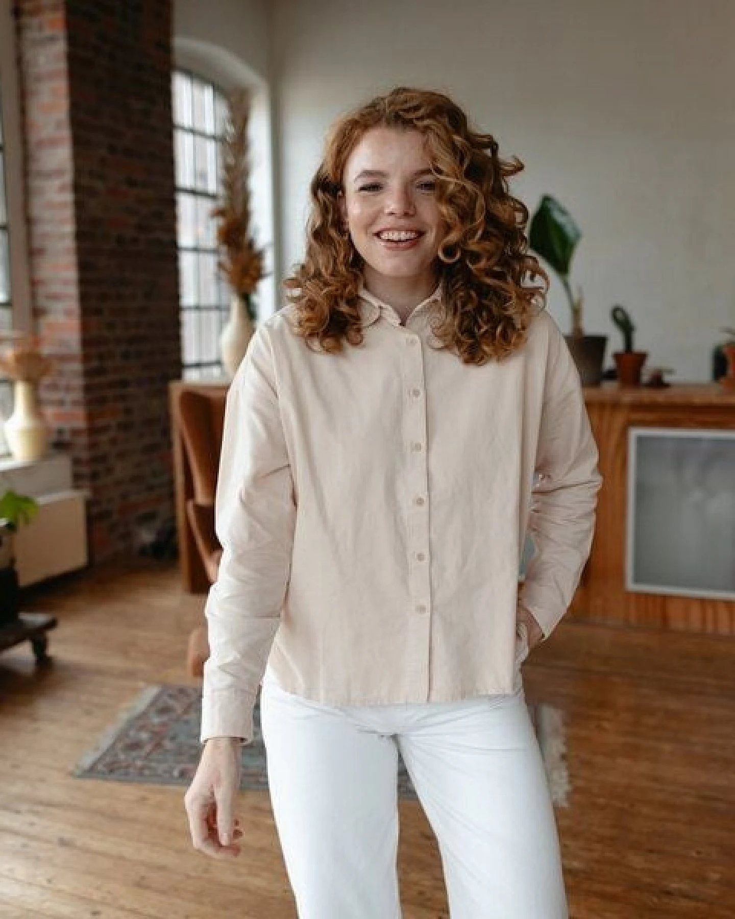 NORDLICHT Cord Hemd Bluse aus Bio-Baumwolle SIRI – Ansicht 3