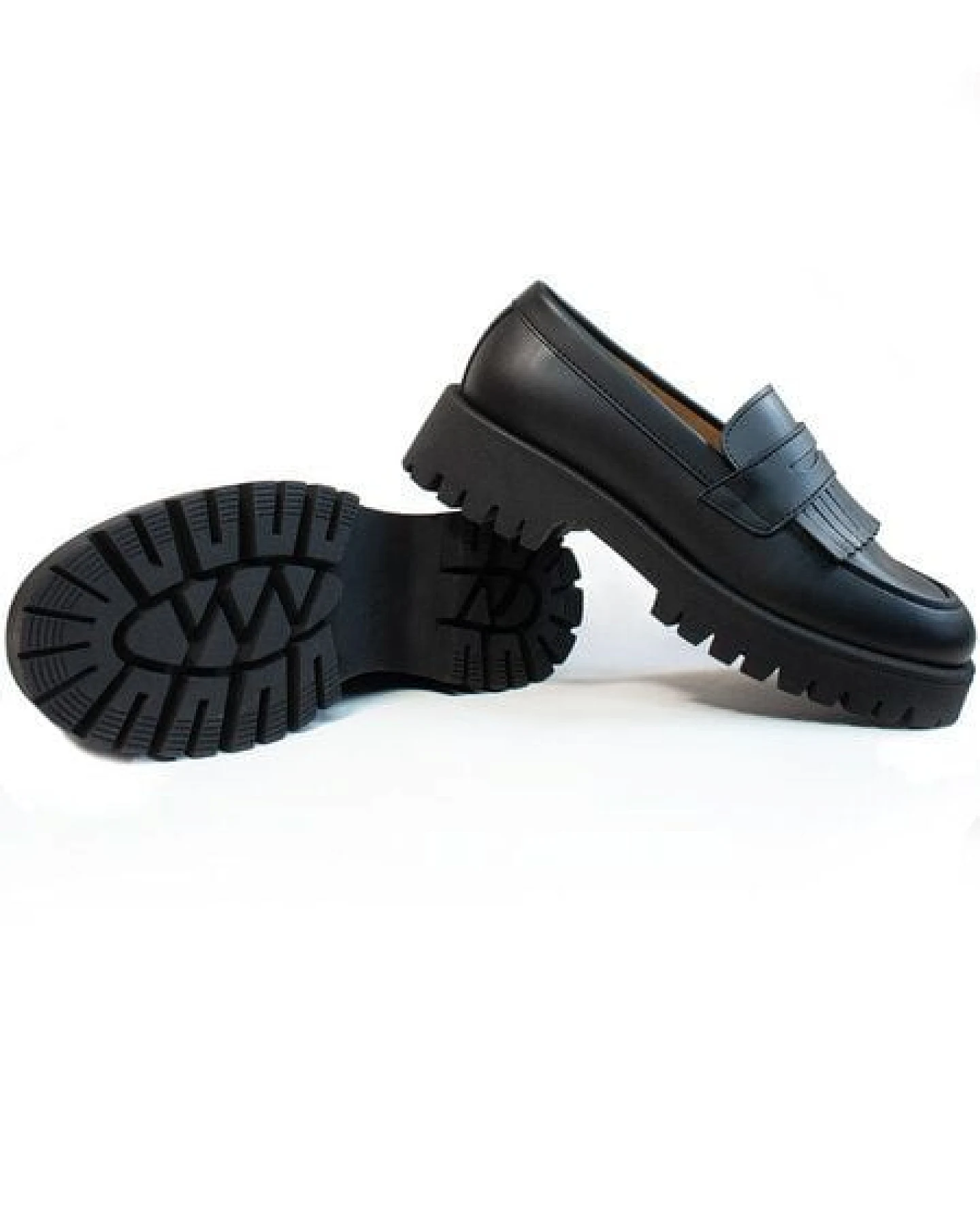 Will's Vegan Shop Fransen-Loafer mit Gleissohle Damen – Ansicht 4
