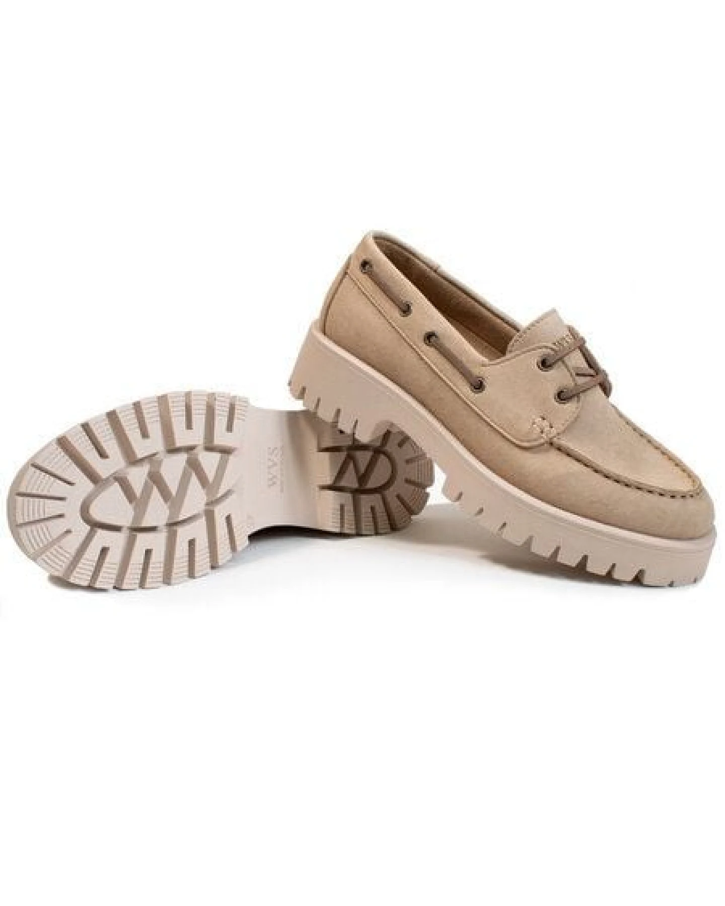 Will's Vegan Shop Track Sole Vegan Wildleder Loafers Damen – Ansicht 2