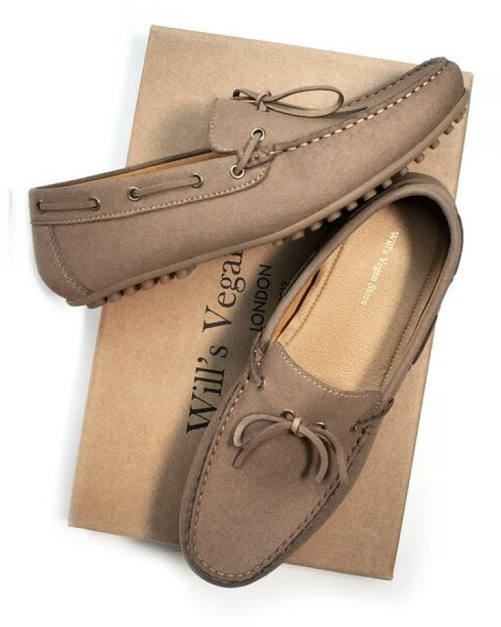Will's Vegan Shop Vegane Wildleder-Loafer Herren