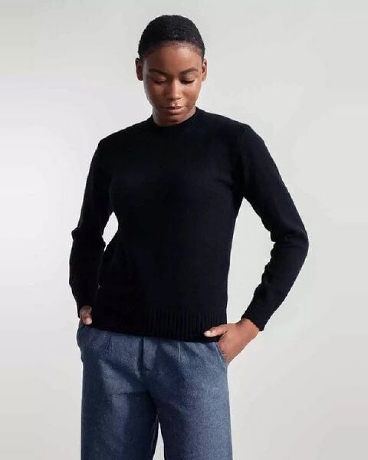 Rifò - Circular Fashion Made in Italy Pullover aus recyctelter Kaschmirwolle Modell: Edda