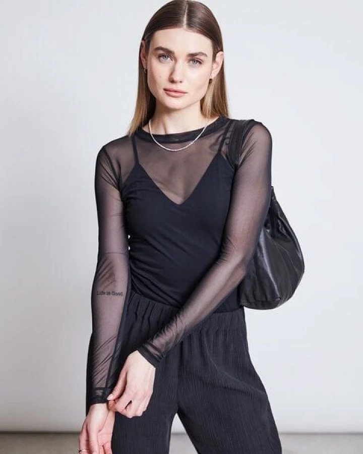 JAN N JUNE Mesh Longsleeve DORA