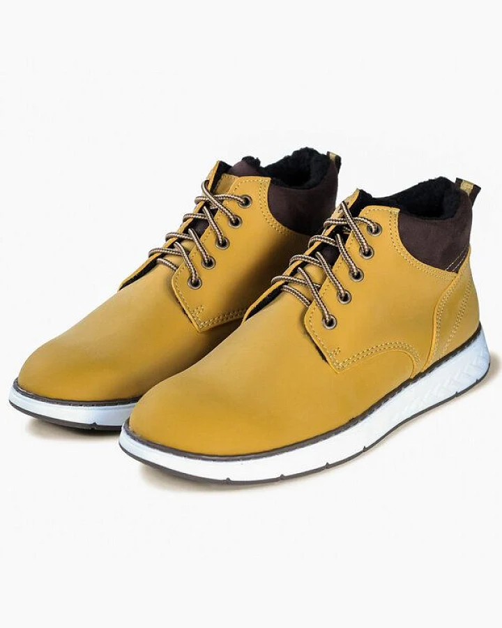 Fairticken Gefütterte vegane Winter Sneaker AROUCA Men in Nubuk-Optik