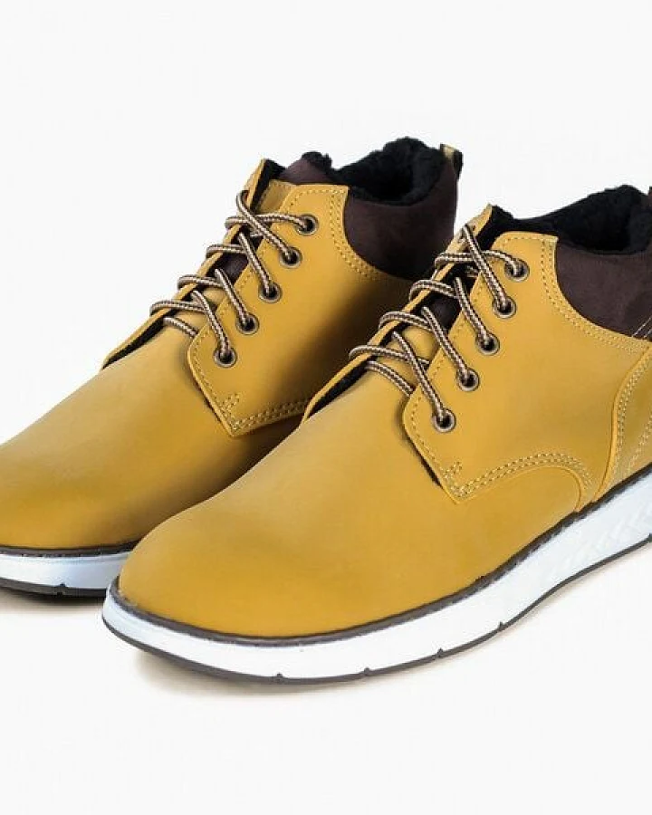 Fairticken Gefütterte vegane Winter Sneaker AROUCA Men in Nubuk-Optik