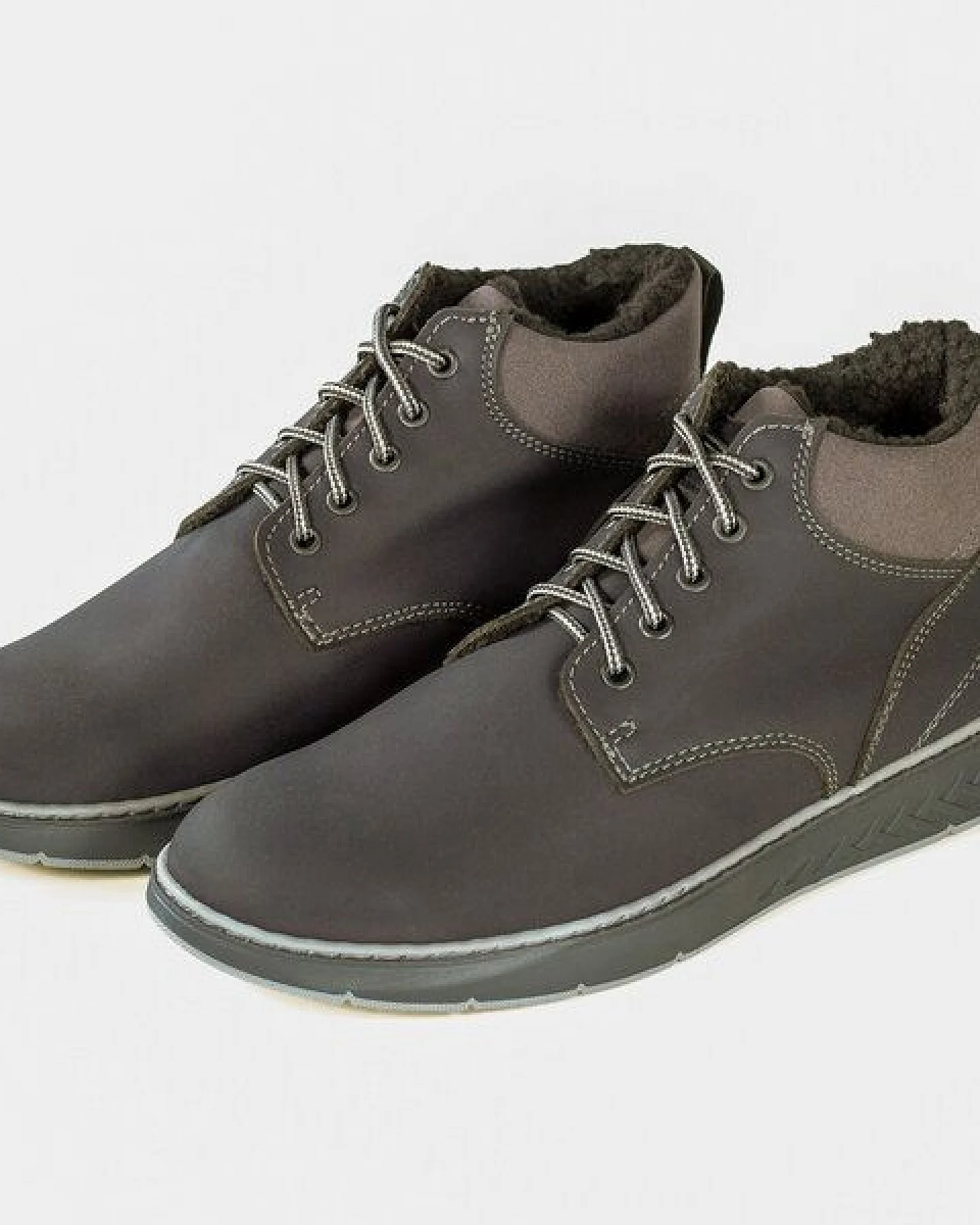 Fairticken Gefütterte vegane Winter Sneaker AROUCA Men in Nubuk-Optik – Ansicht 4