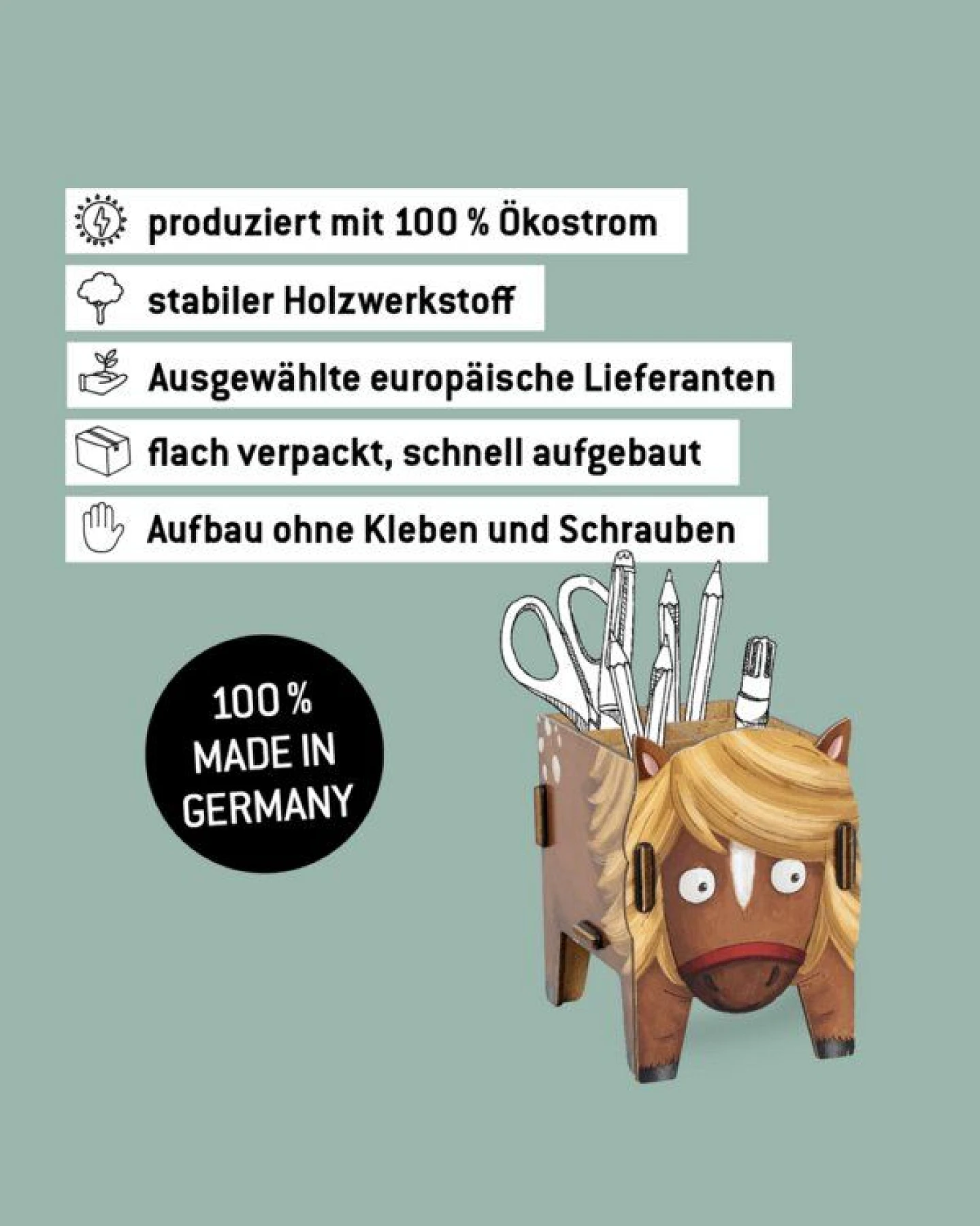 WERKHAUS Stiftebox Vierbeiner - Pony – Ansicht 3