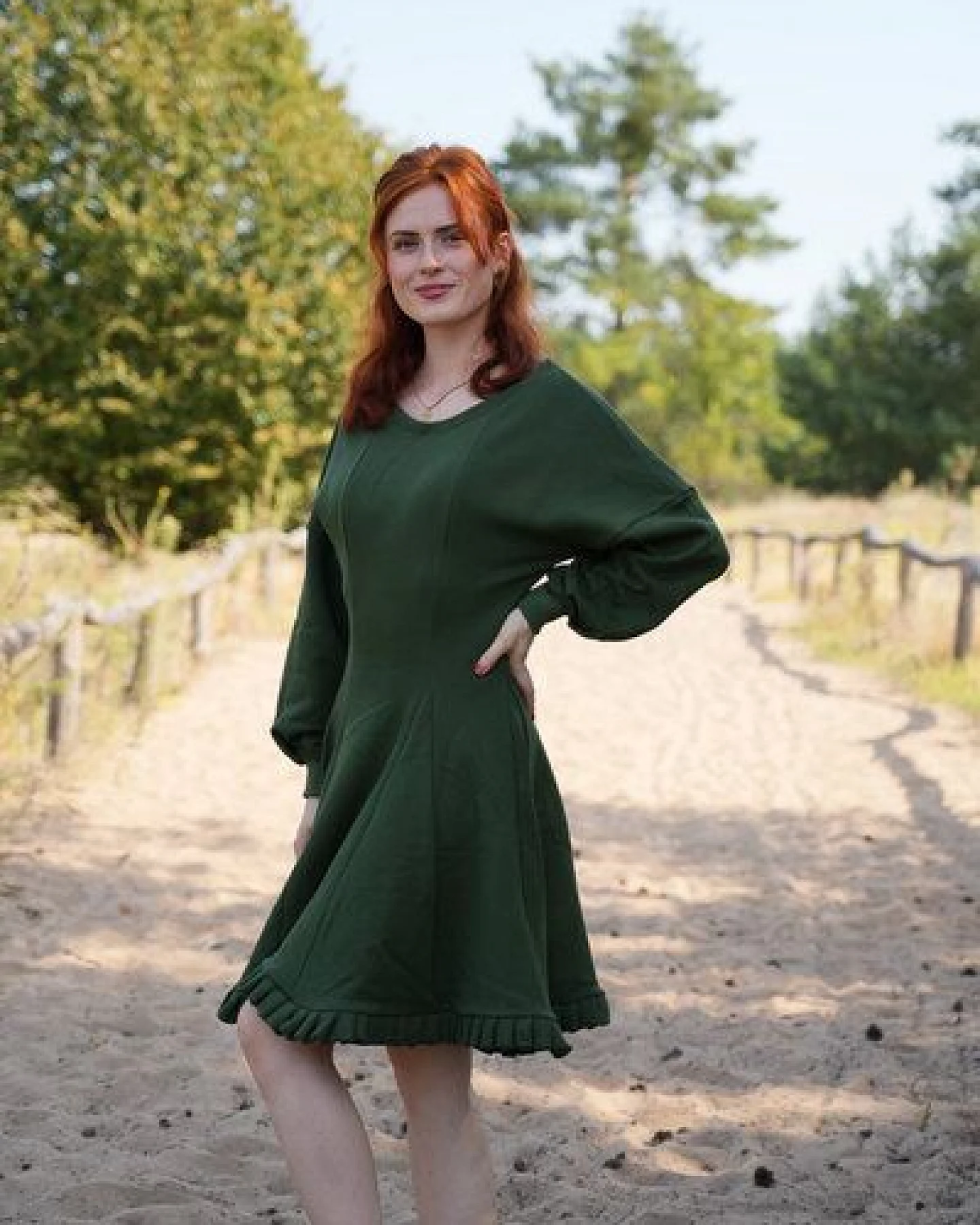 Vivien Joy Gemütliches Wohlfühlkleid - Kayla Kleid – Ansicht 3