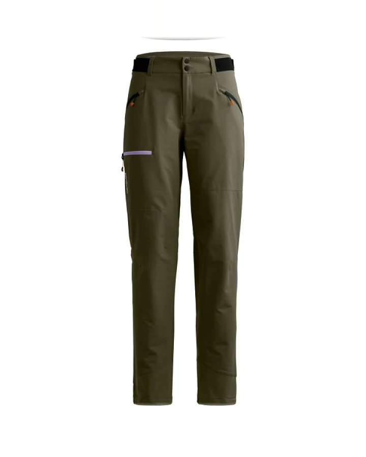 Ortovox - Women's Seceda Softshell Pants - Softshellhose Gr XS - Regular oliv