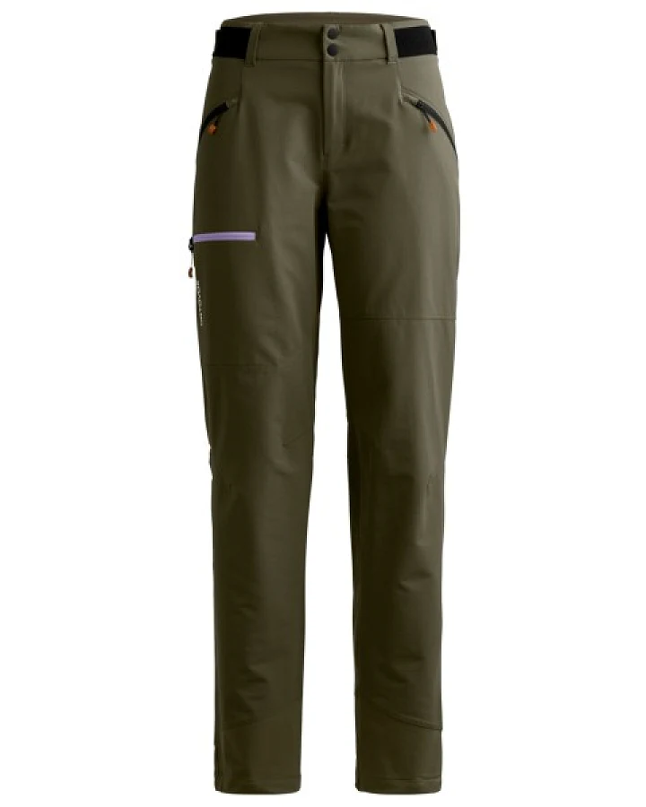 Ortovox - Women's Seceda Softshell Pants - Softshellhose Gr XS - Regular oliv