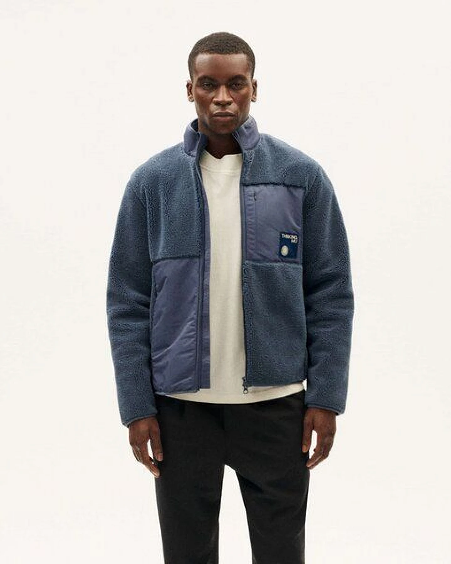 thinking mu Herren Übergangsjacke - Mitchel Ecru - aus nachhaltigen Materialien – Ansicht 2