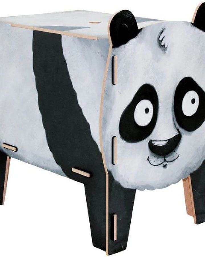 WERKHAUS Hocker Vierbeiner - Panda