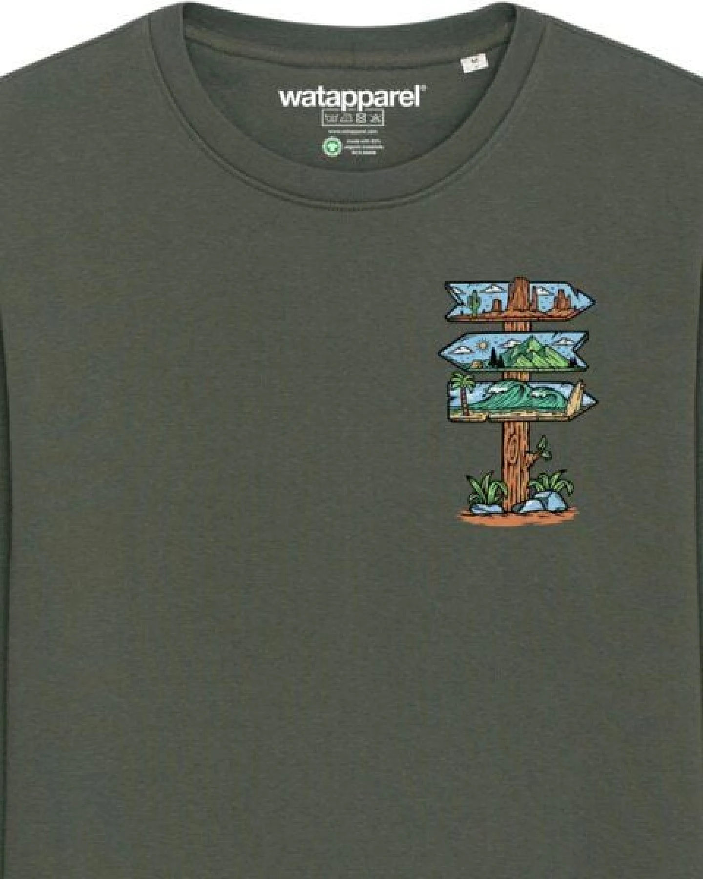 watapparel Sweatshirt Unisex Adventure is everywhere – Ansicht 3