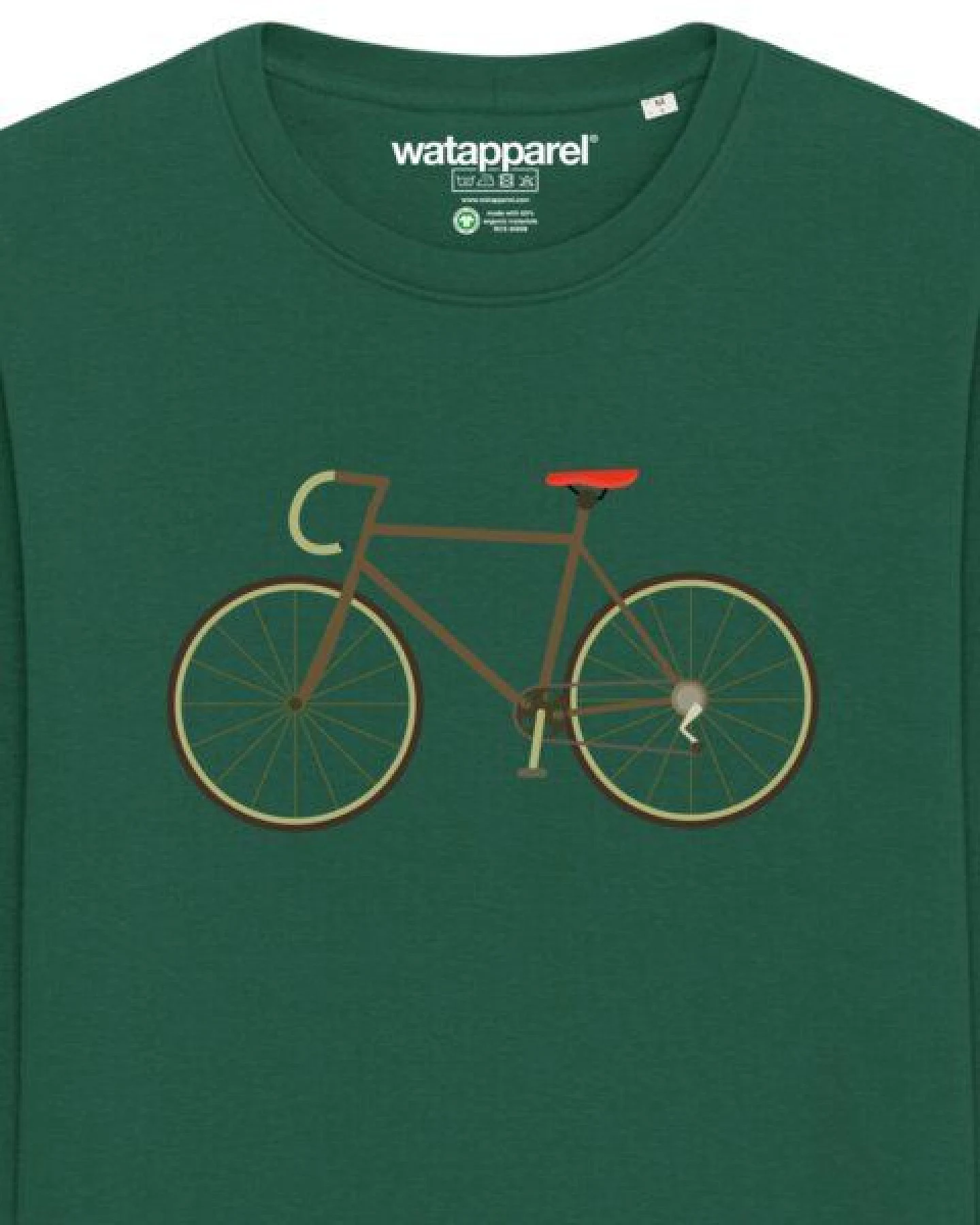 watapparel Sweatshirt Unisex Fahrrad – Ansicht 3