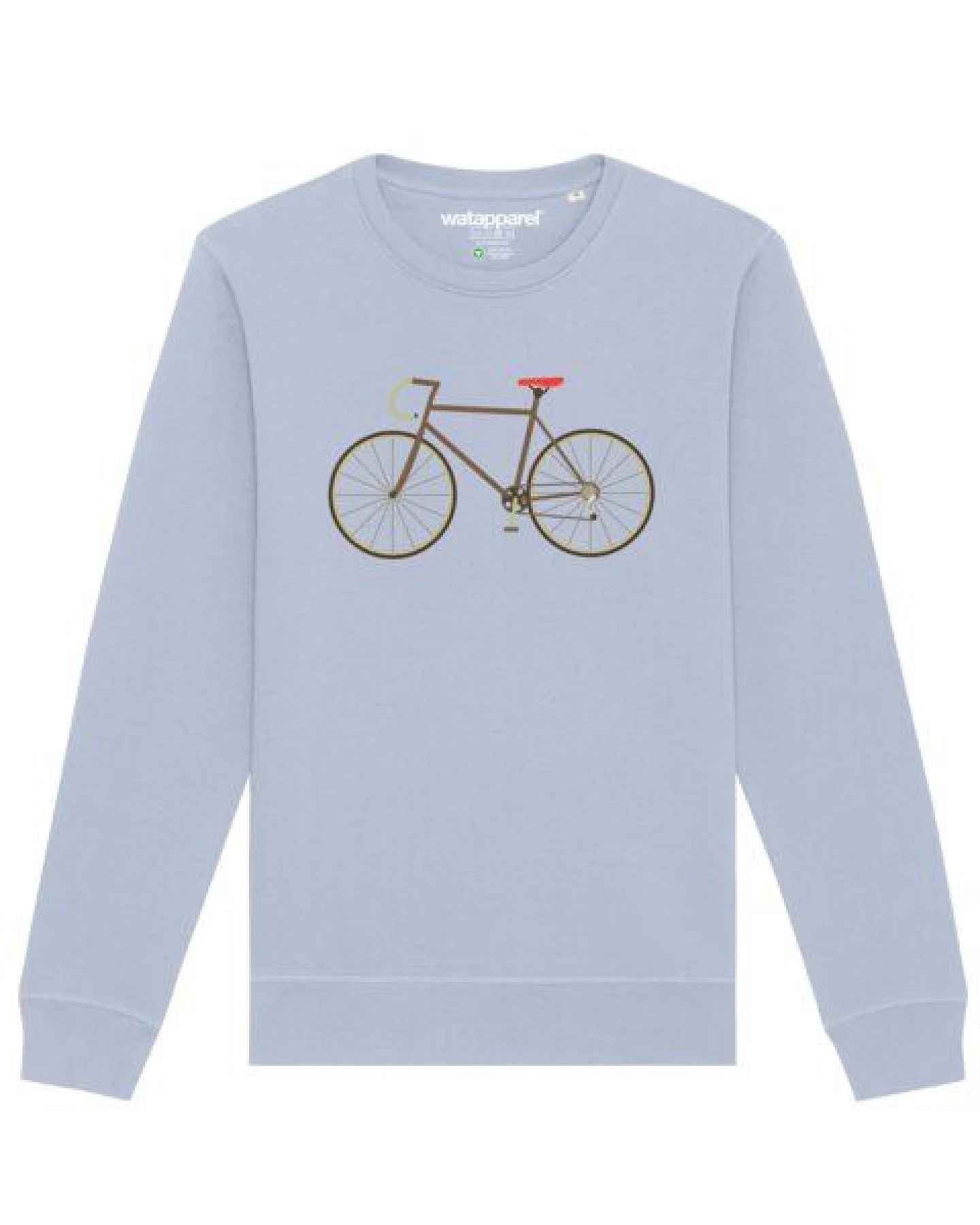 watapparel Sweatshirt Unisex Fahrrad – Ansicht 2