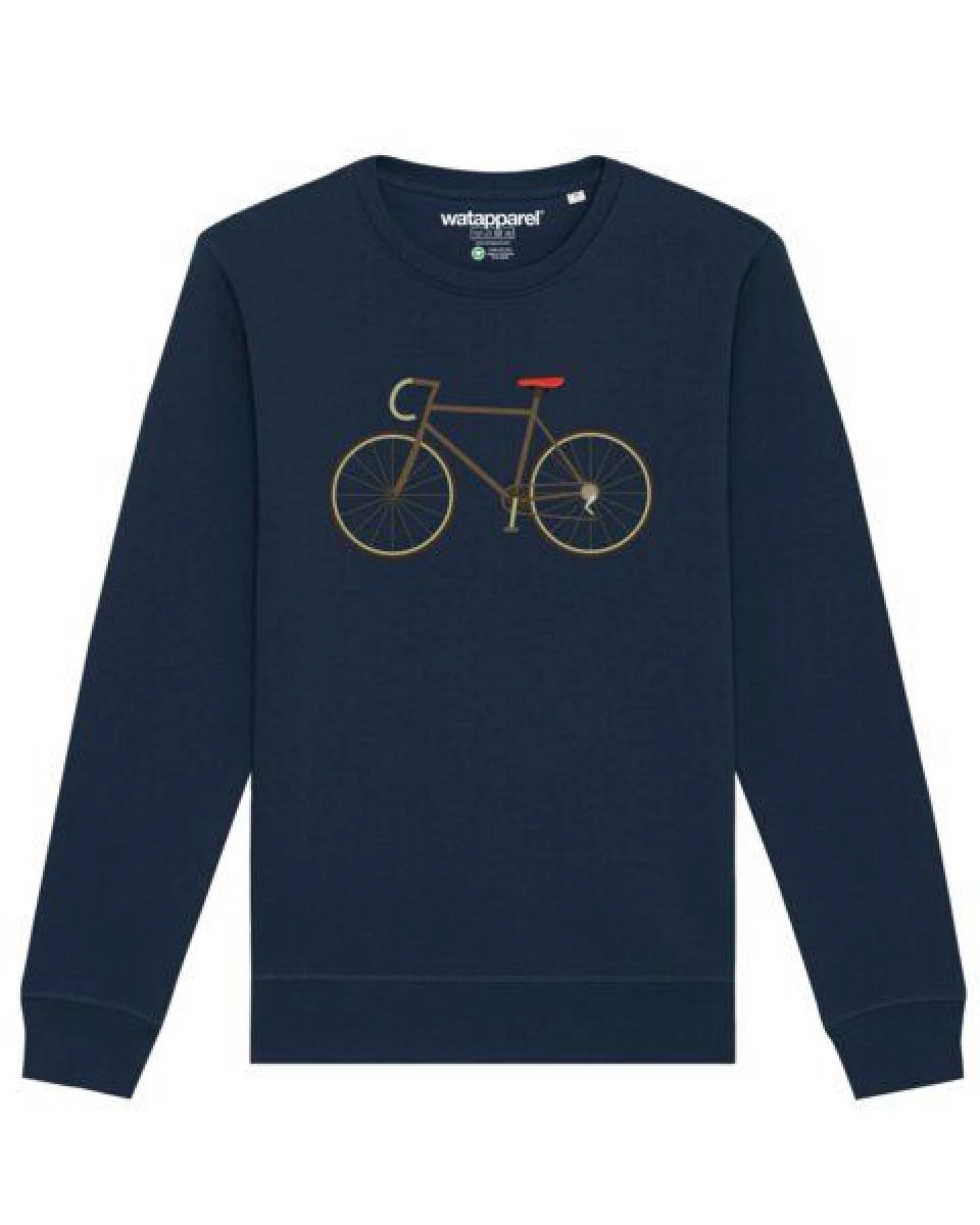 watapparel Sweatshirt Unisex Fahrrad – Ansicht 2