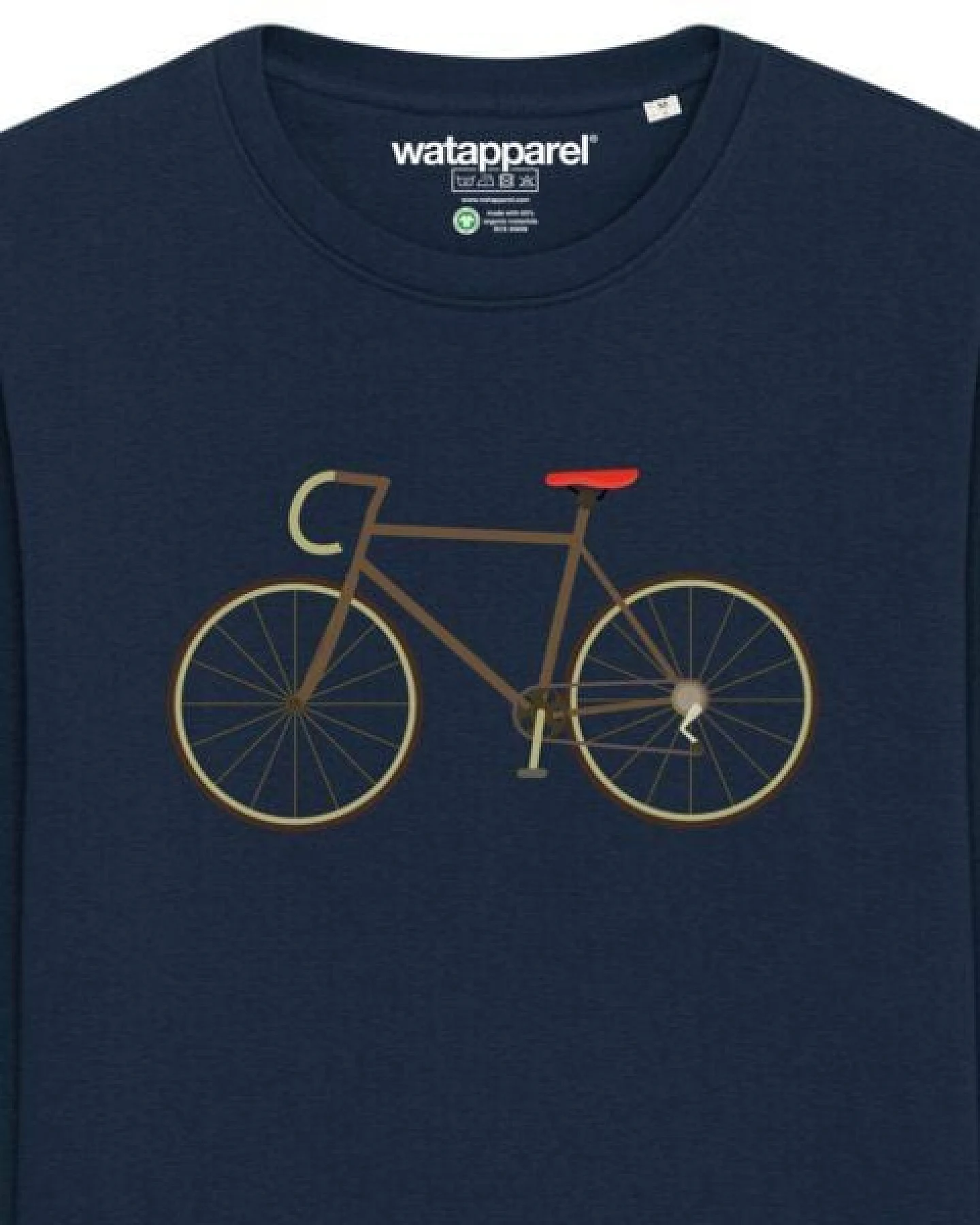 watapparel Sweatshirt Unisex Fahrrad – Ansicht 3