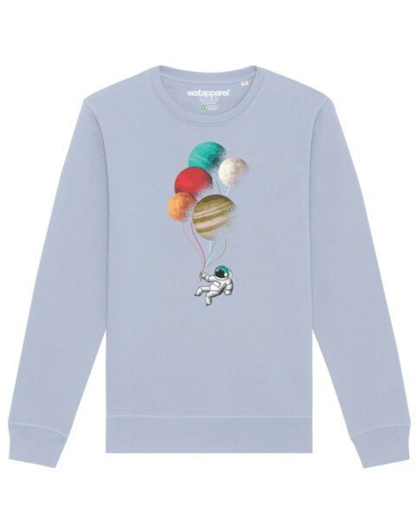 watapparel Sweatshirt Unisex Balloon Spaceman – Ansicht 2