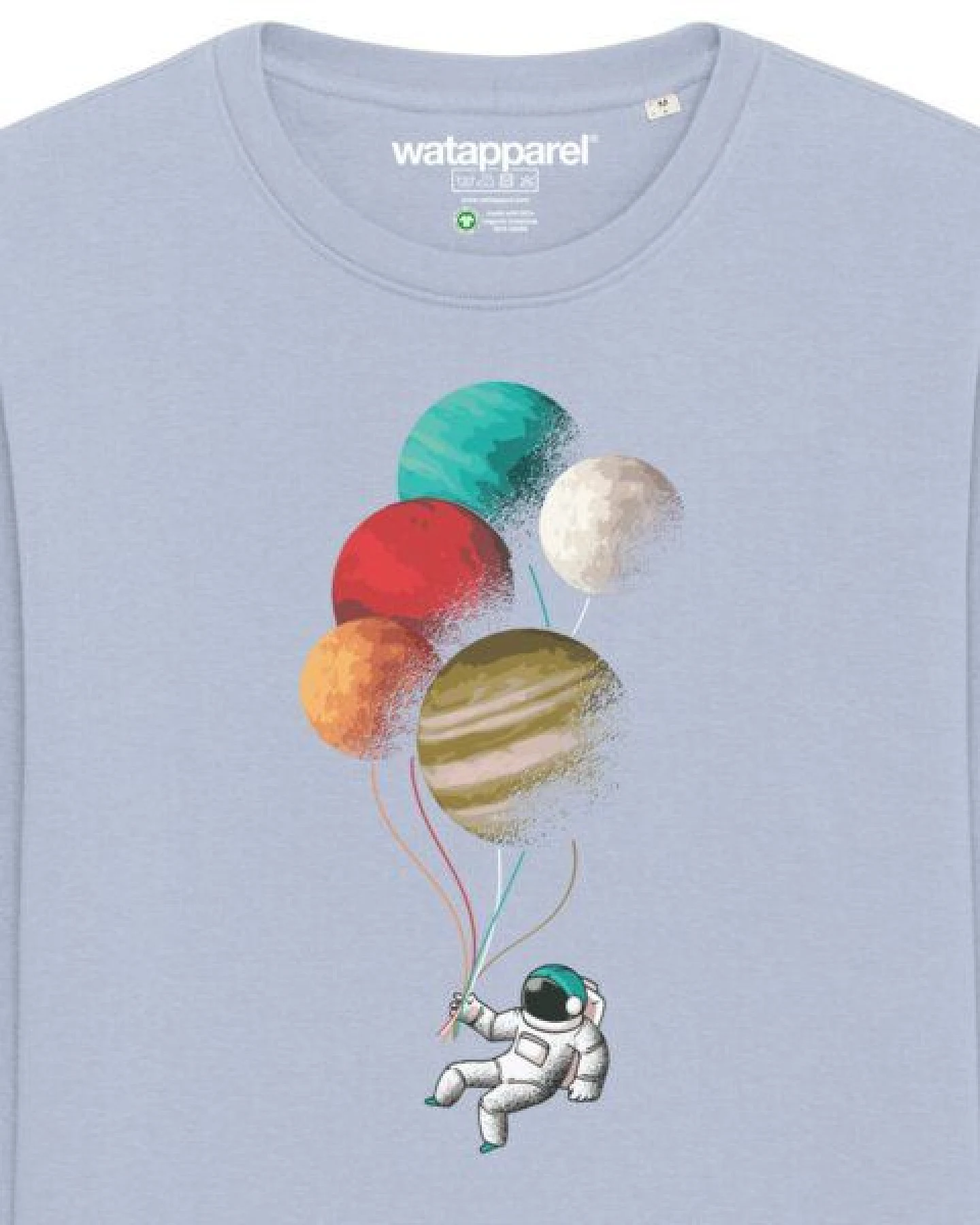 watapparel Sweatshirt Unisex Balloon Spaceman – Ansicht 3