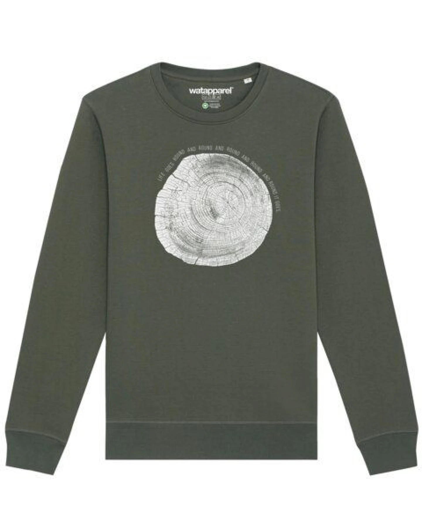 watapparel Sweatshirt Unisex Baumscheibe – Ansicht 2