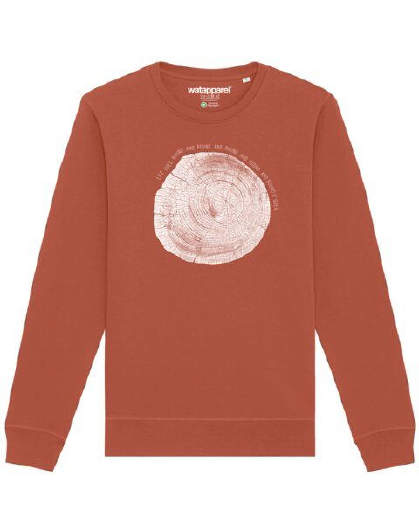 watapparel Sweatshirt Unisex Baumscheibe – Ansicht 2