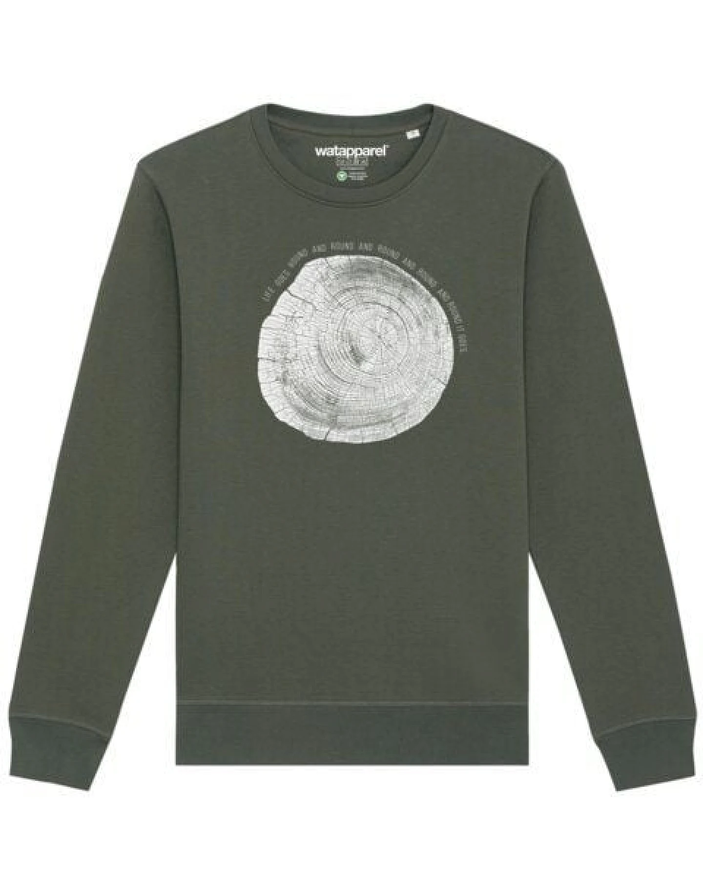 watapparel Sweatshirt Unisex Baumscheibe – Ansicht 2