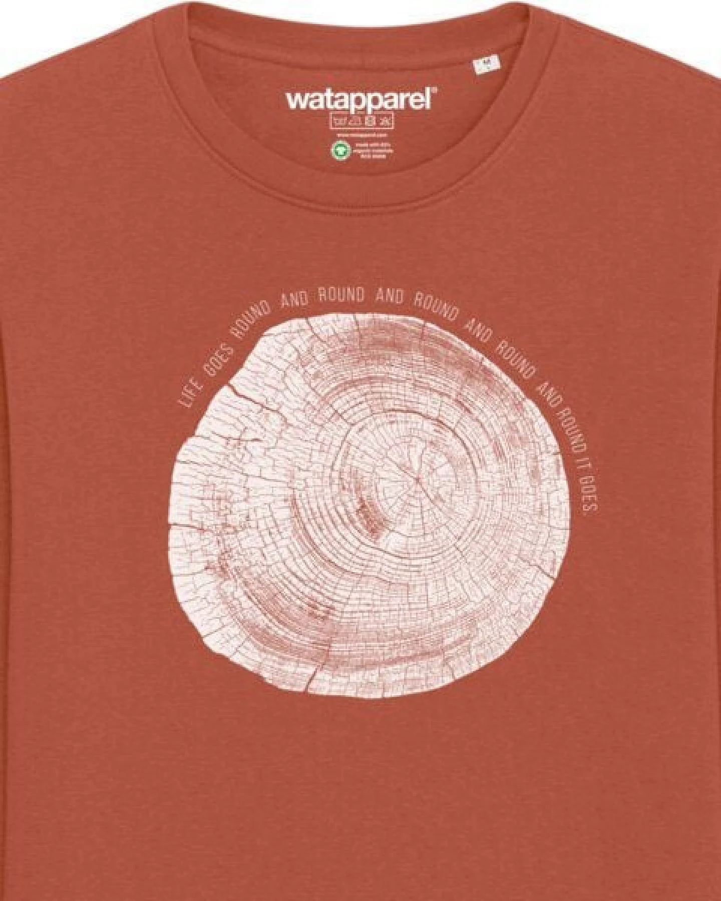 watapparel Sweatshirt Unisex Baumscheibe – Ansicht 3