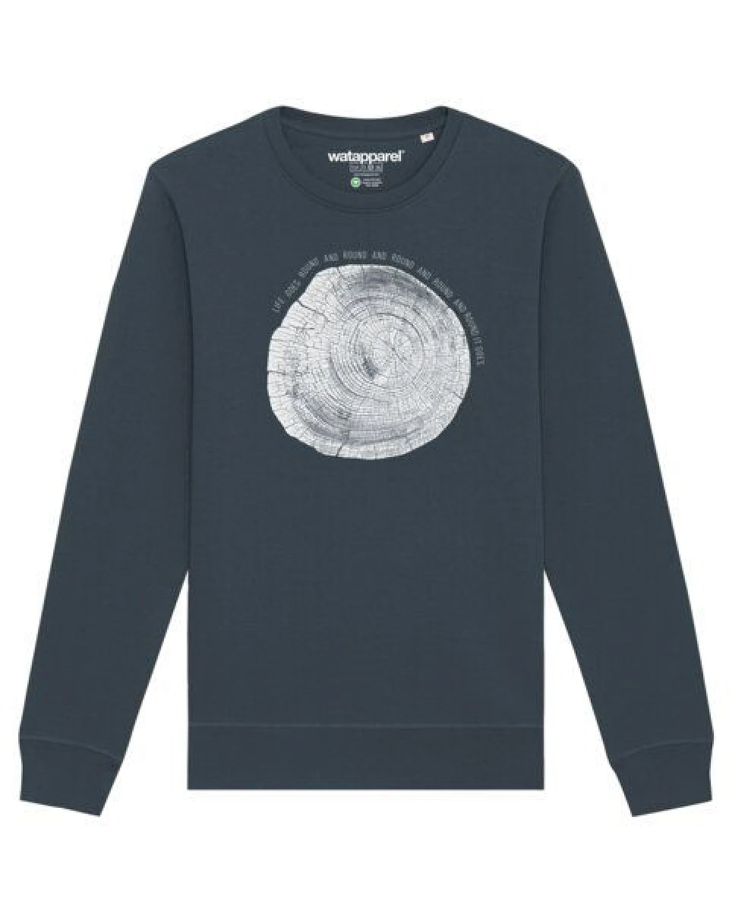 watapparel Sweatshirt Unisex Baumscheibe – Ansicht 2