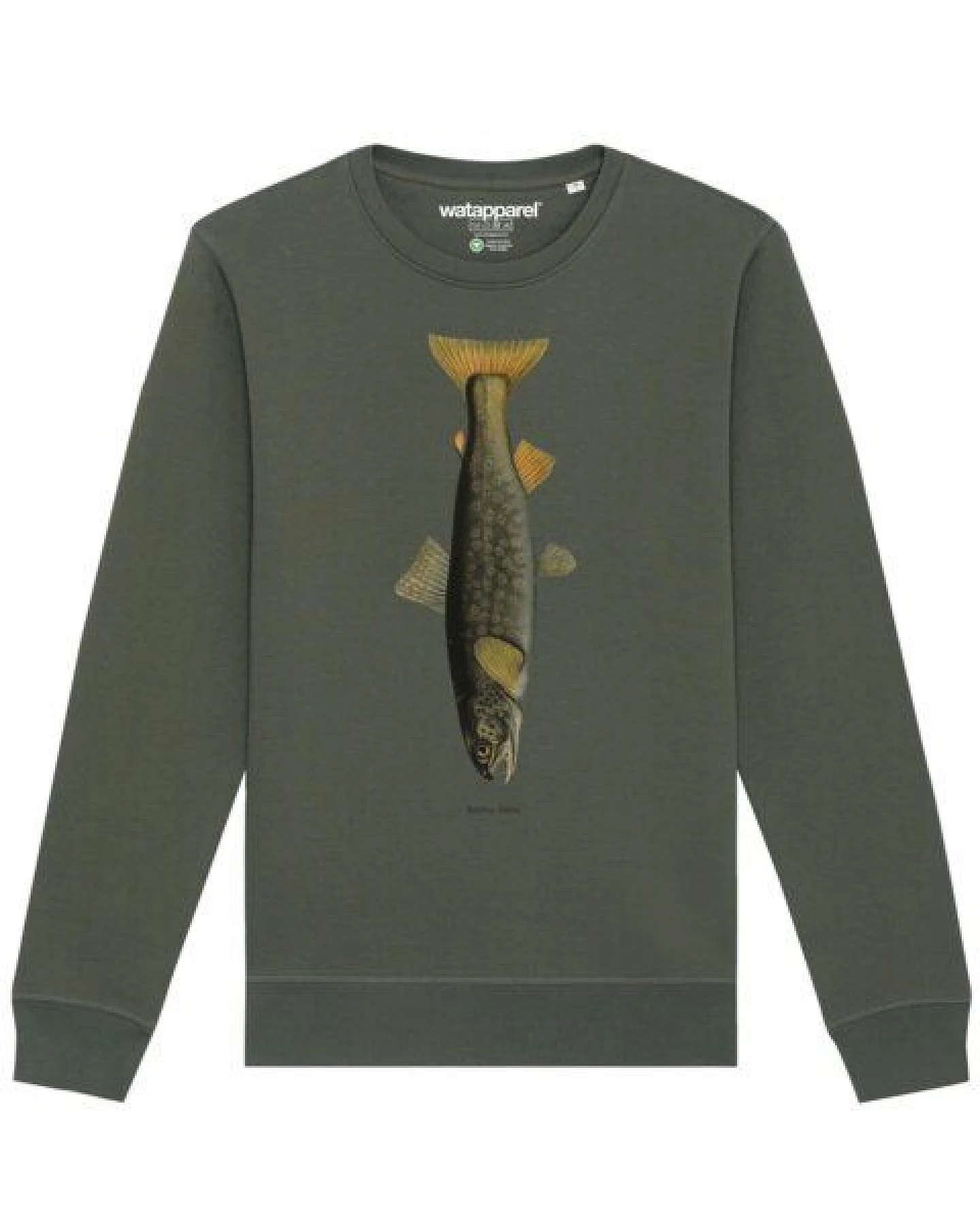 watapparel Sweatshirt Unisex Forelle – Ansicht 2