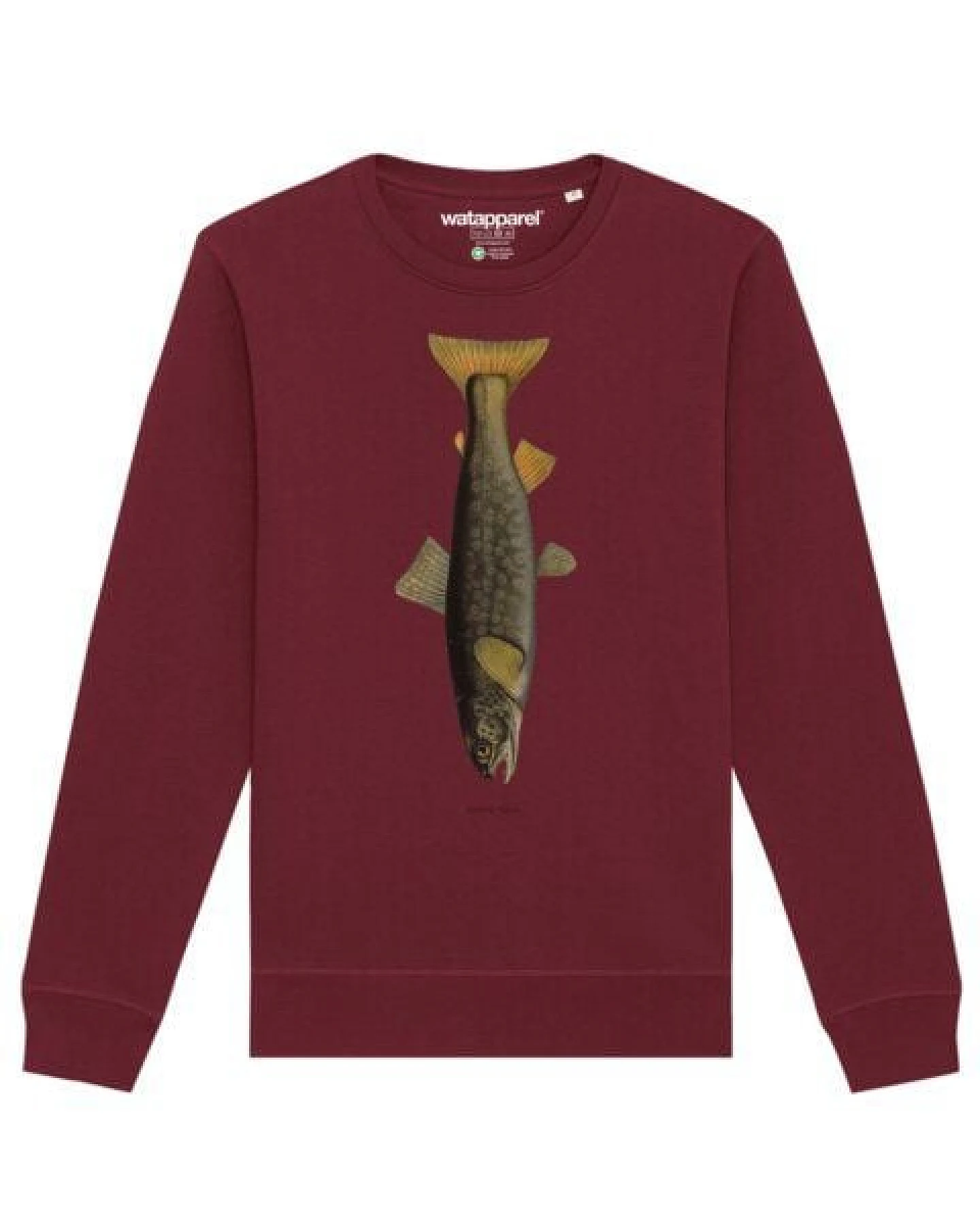 watapparel Sweatshirt Unisex Forelle – Ansicht 2