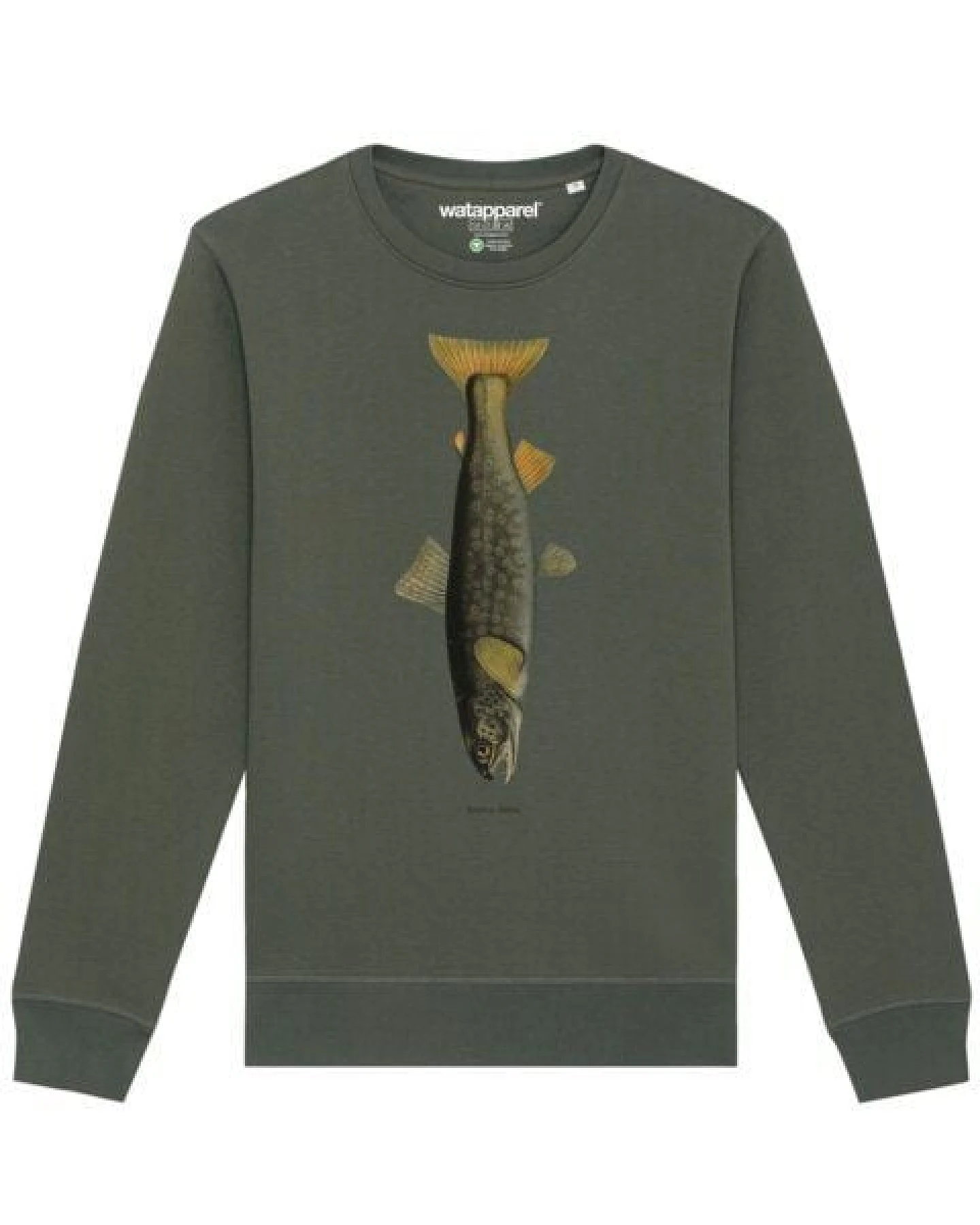 watapparel Sweatshirt Unisex Forelle – Ansicht 2