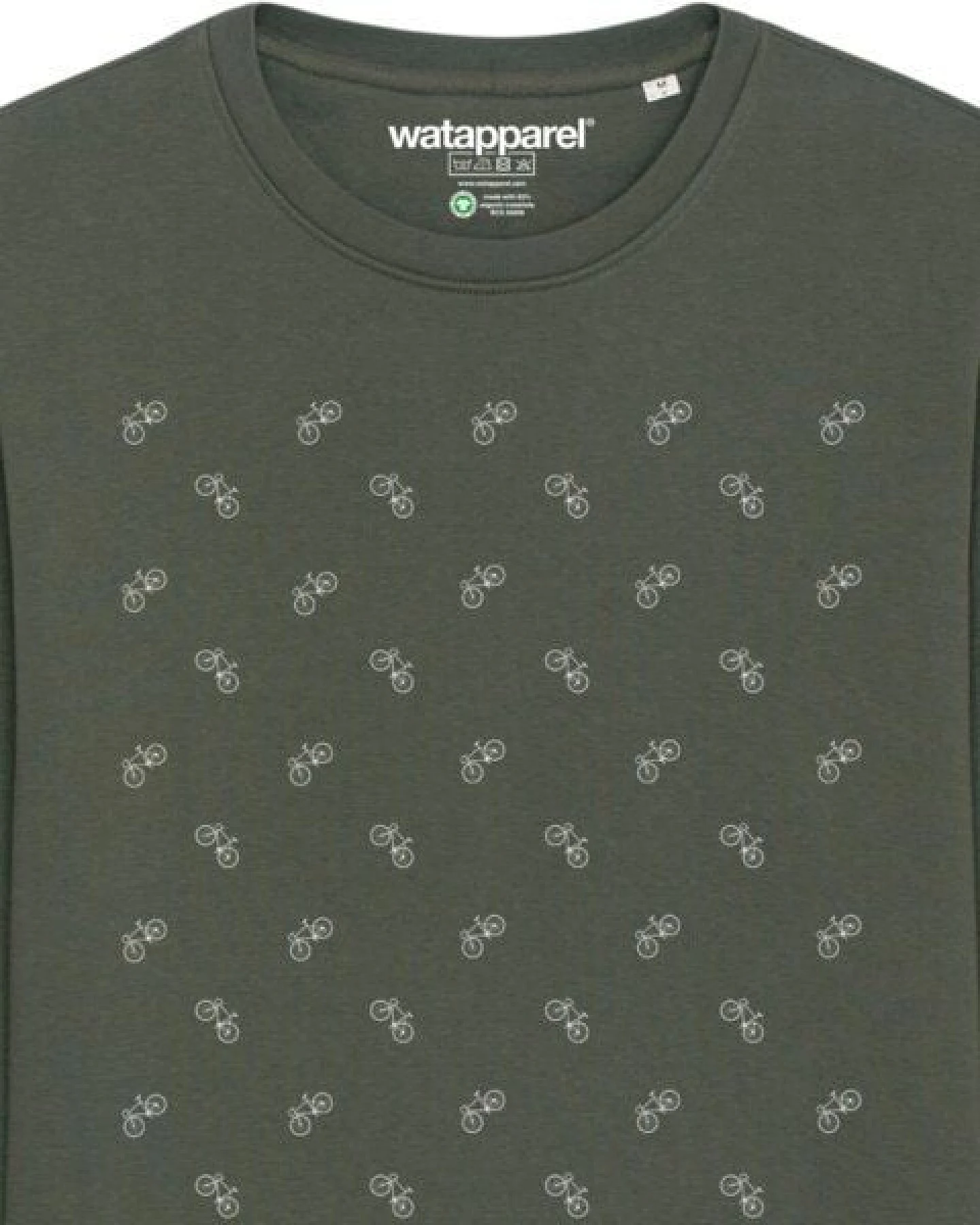 watapparel Sweatshirt Unisex Fahrräder – Ansicht 3